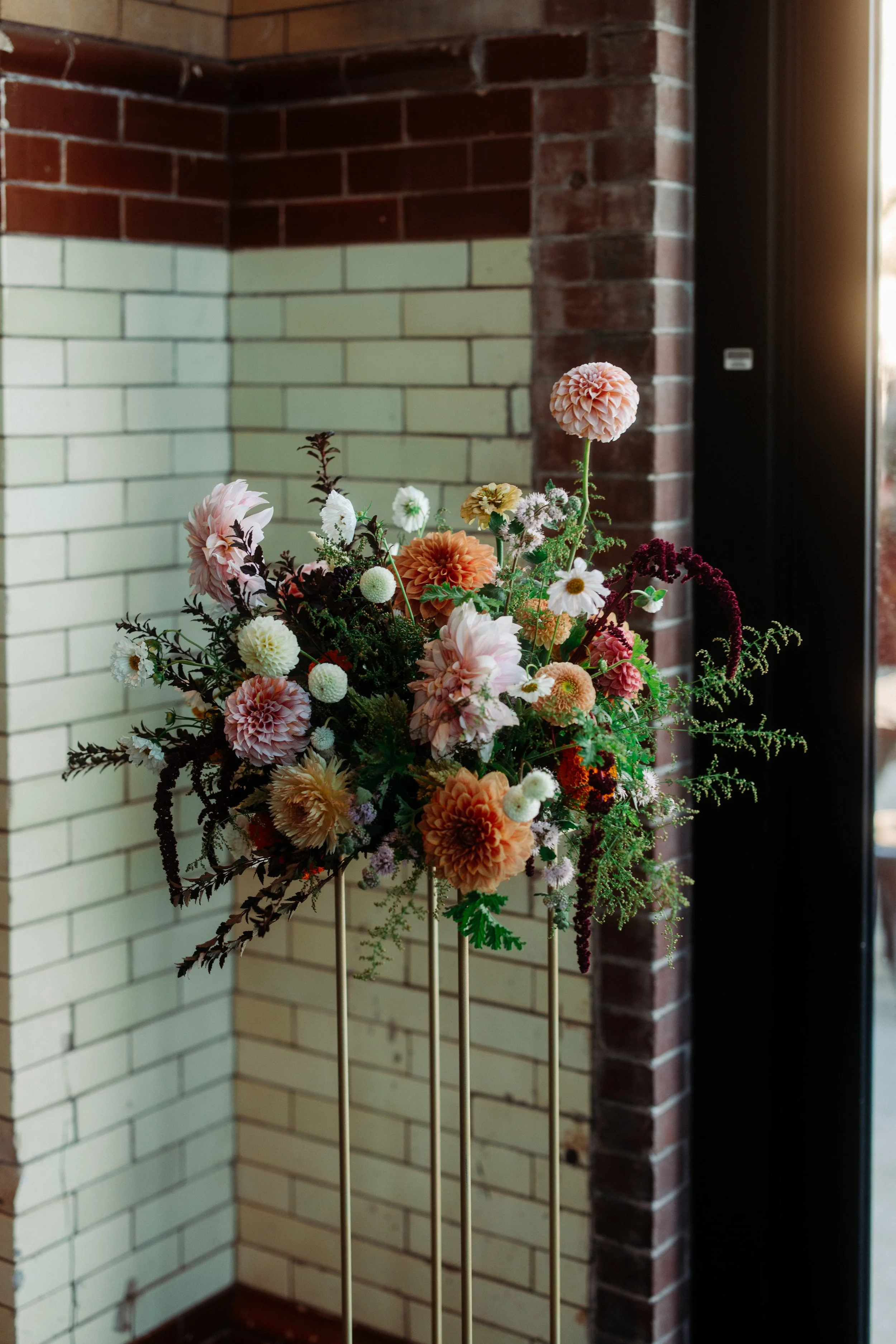 Okay Cool Florals M+J wedding — photos by welaughwelove.jpg