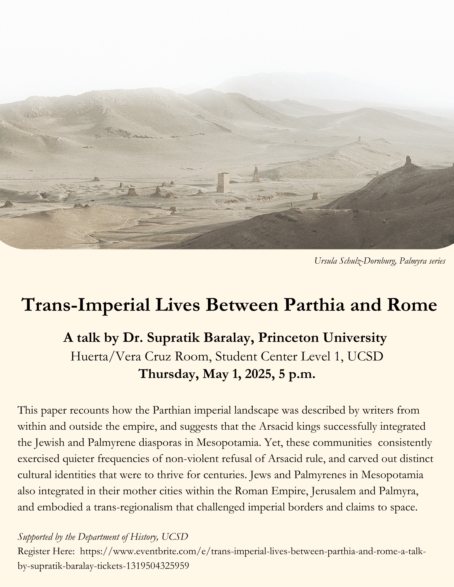 Trans-Imperial Lives Between Parthia and Rome: A Talk by Supratik Baralay