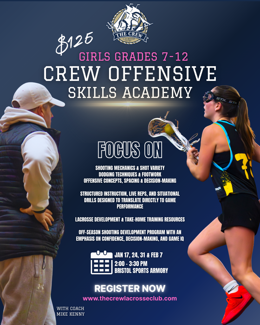 Crew Girls Offensive Skills Academy