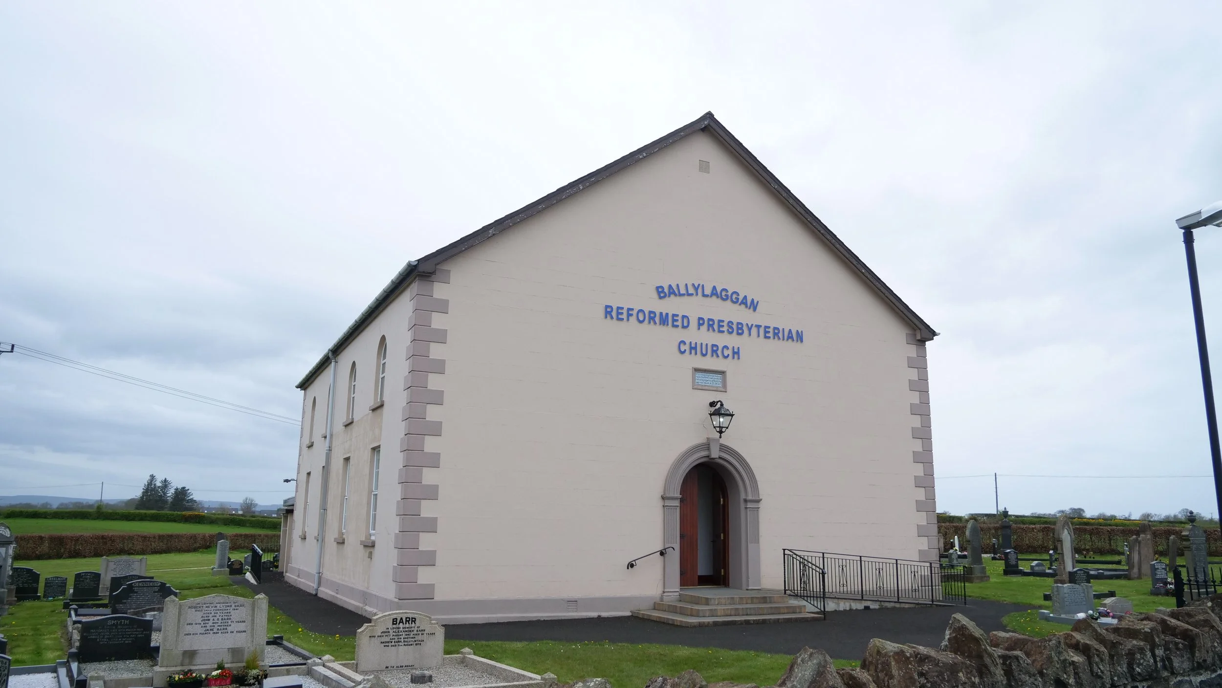 Front of Ballylaggan Reformed Presbyterian Church, 82 Curragh Road, Aghadowey