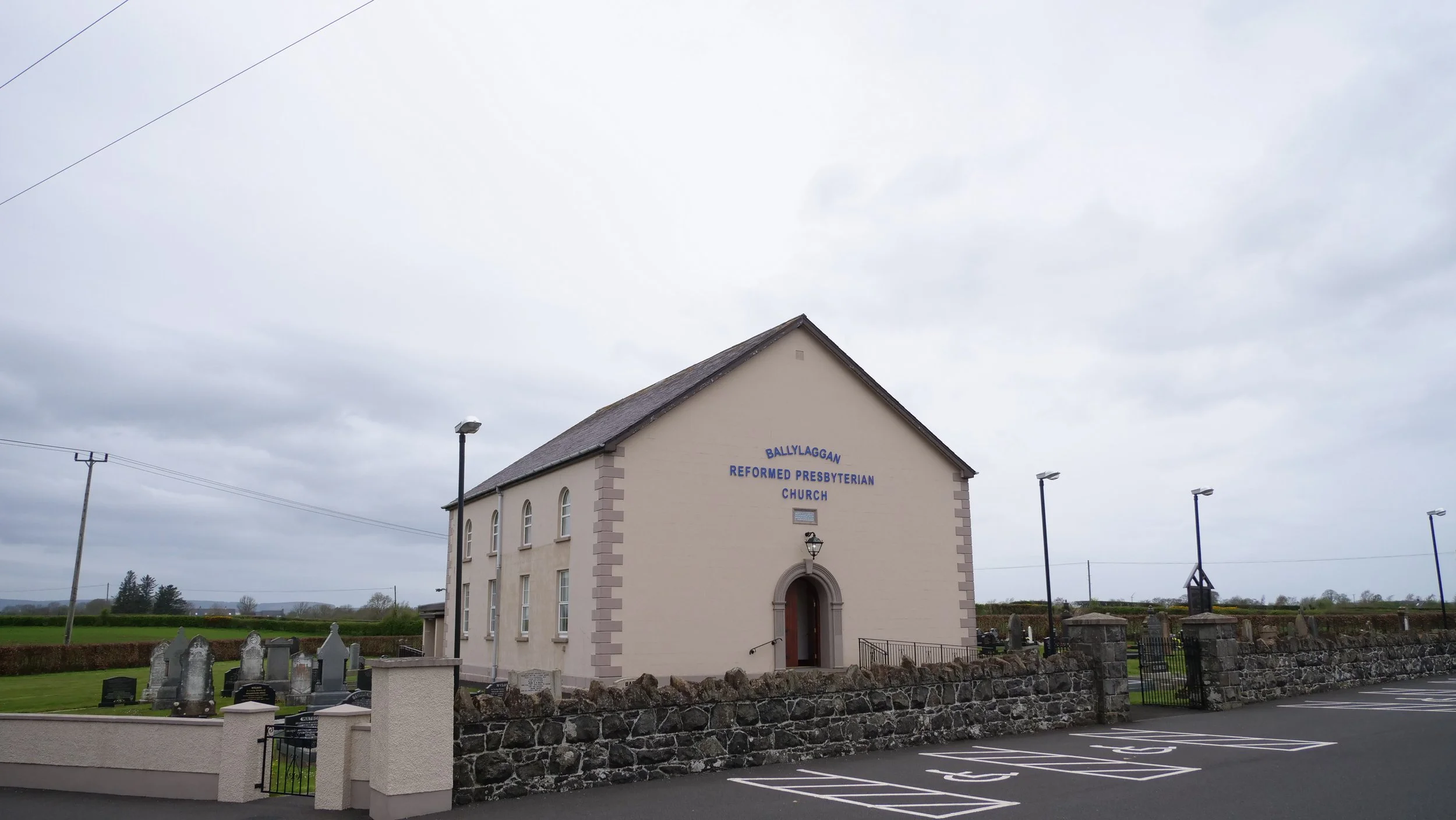 Ballylaggan Reformed Presbyterian Church building on Curragh Road, Aghadowey, near Coleraine