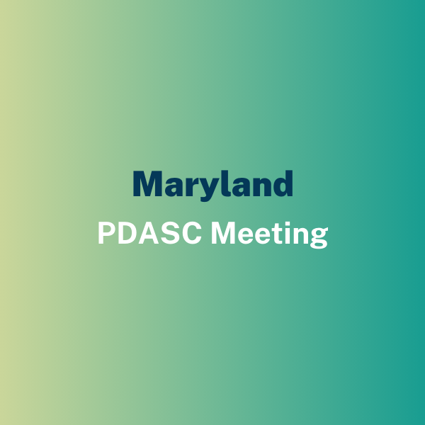 Maryland PDASC Meeting