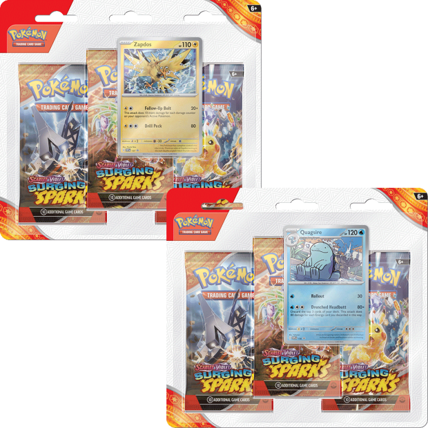 Surging Sparks 3 pack blister