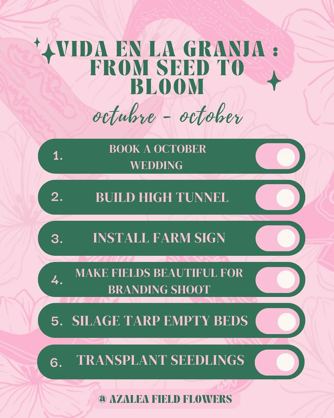 ✨ Vida en la Granja: From Seed to Bloom &mdash; October ✨

October came with change &mdash; in the fields, in the weather, and in me. 🍂

This month was full of big milestones &mdash; the kind that make you pause, look around, and realize just how fa