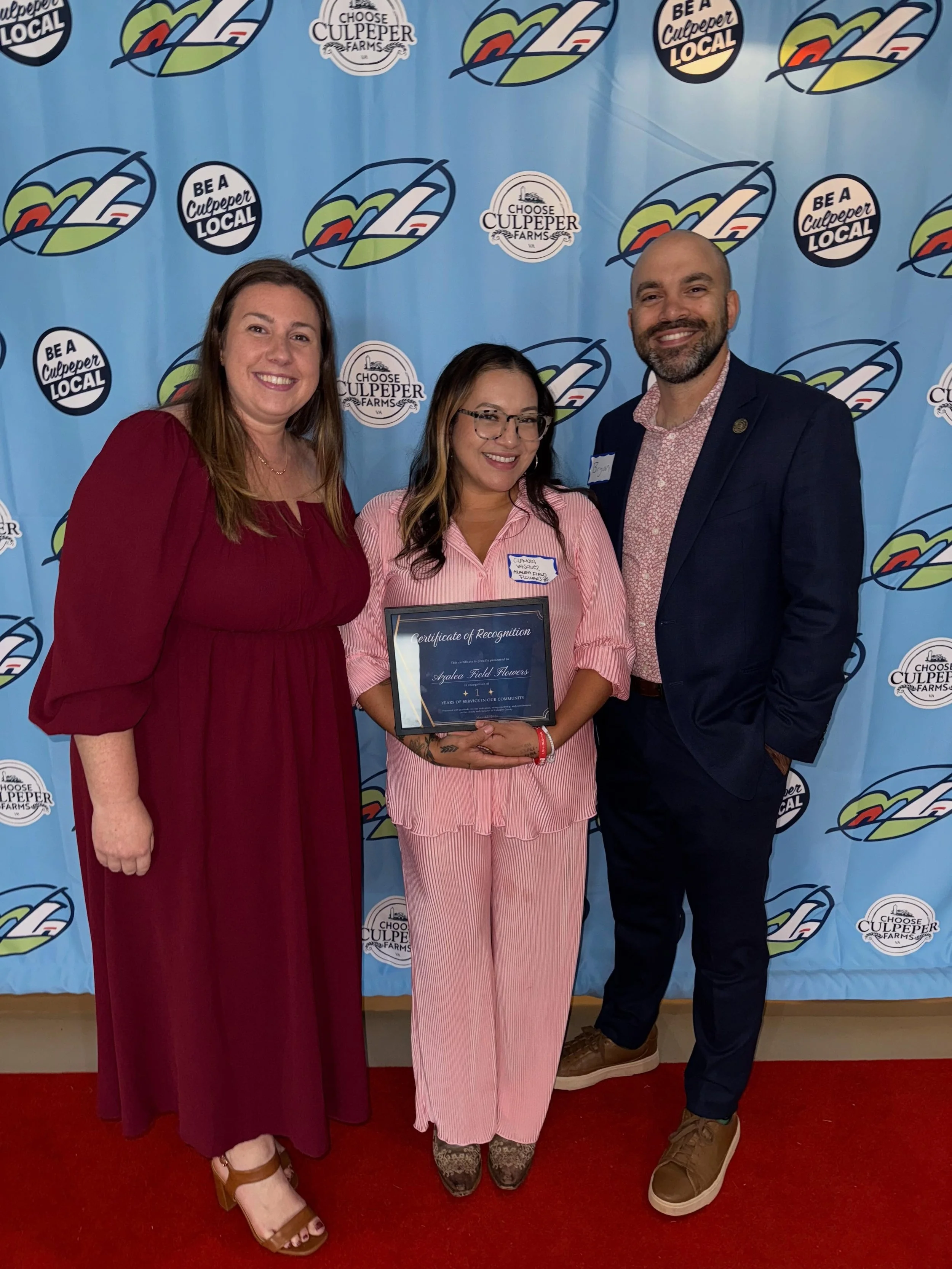 Tonight was such a special moment for me. 🌸

I was honored to receive a Certificate of Recognition for one year of service in our community through Azalea Field Flowers, and honestly&hellip; it means more to me than I can put into words.

Building t