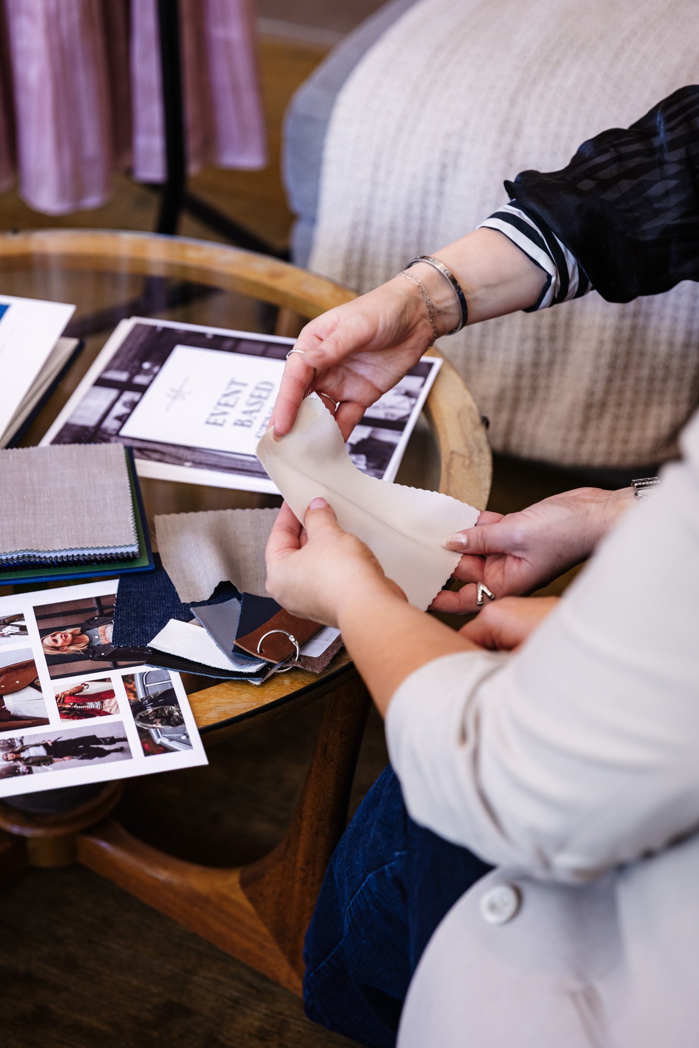 Fabric Swatch Consultation — Orange County Personal Stylist