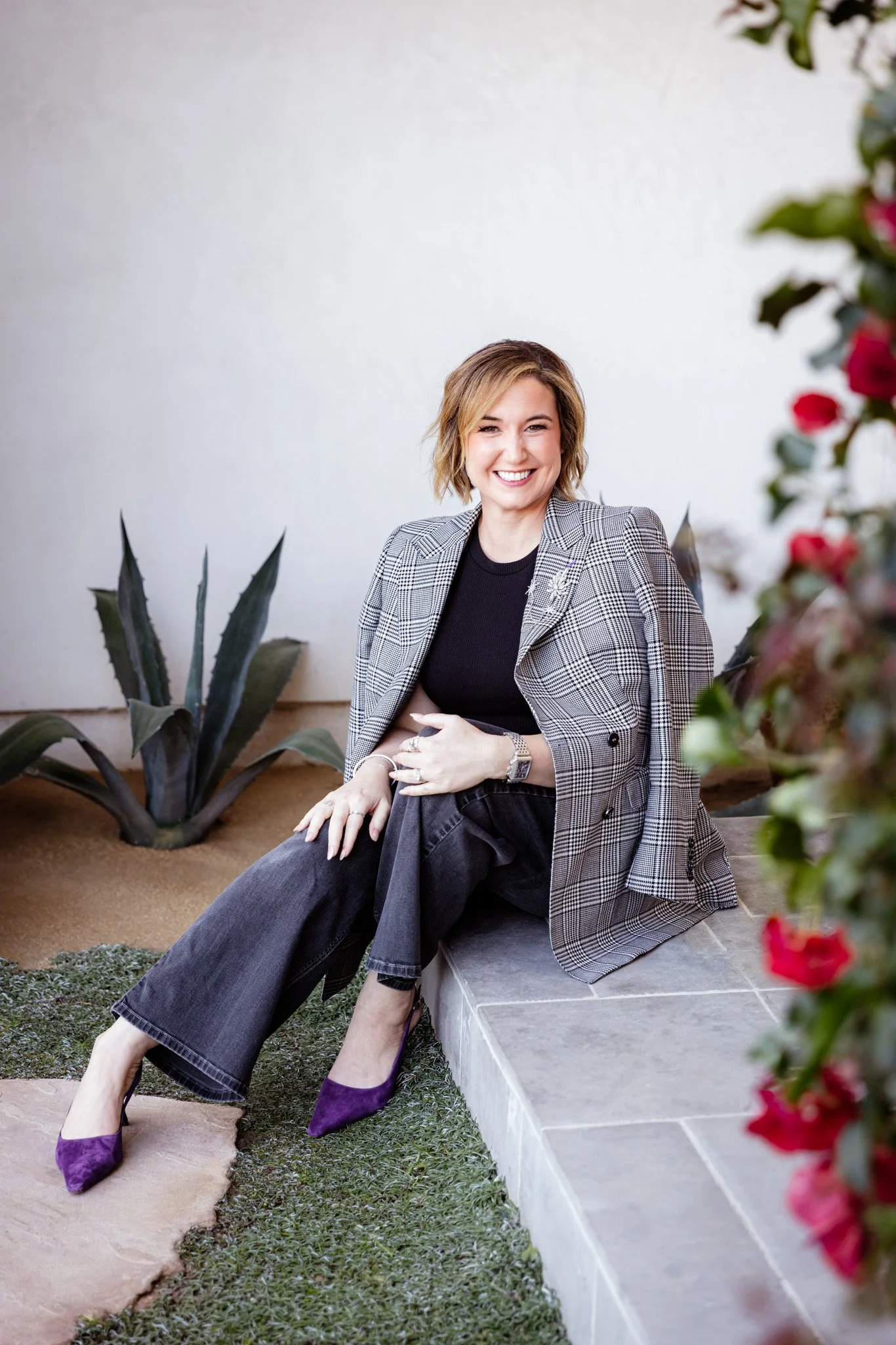 Outdoor Garden Portrait — Orange County Personal Stylist Heather Chee
