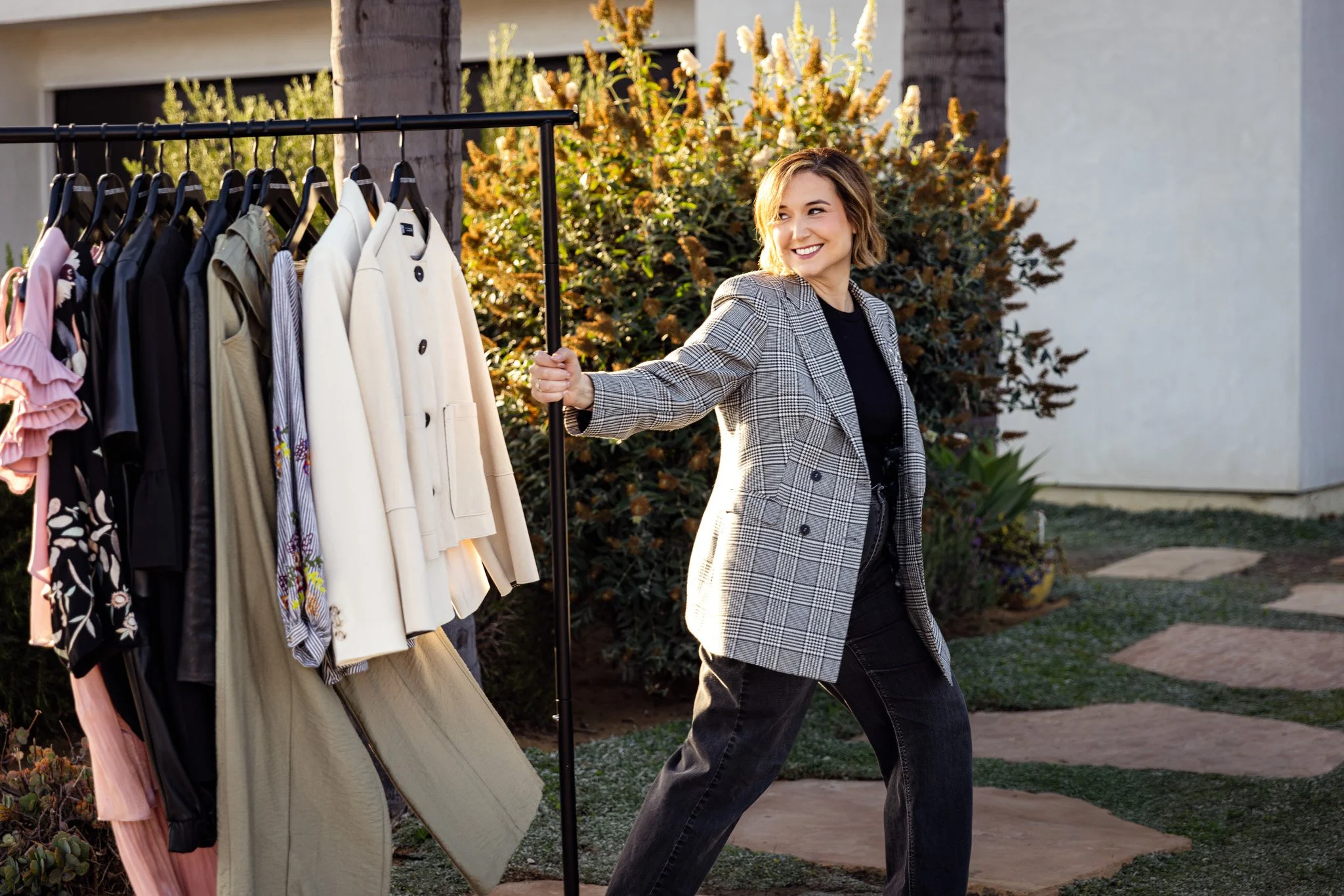 Outdoor Lifestyle Portrait — Stylized Threads Orange County Personal Stylist