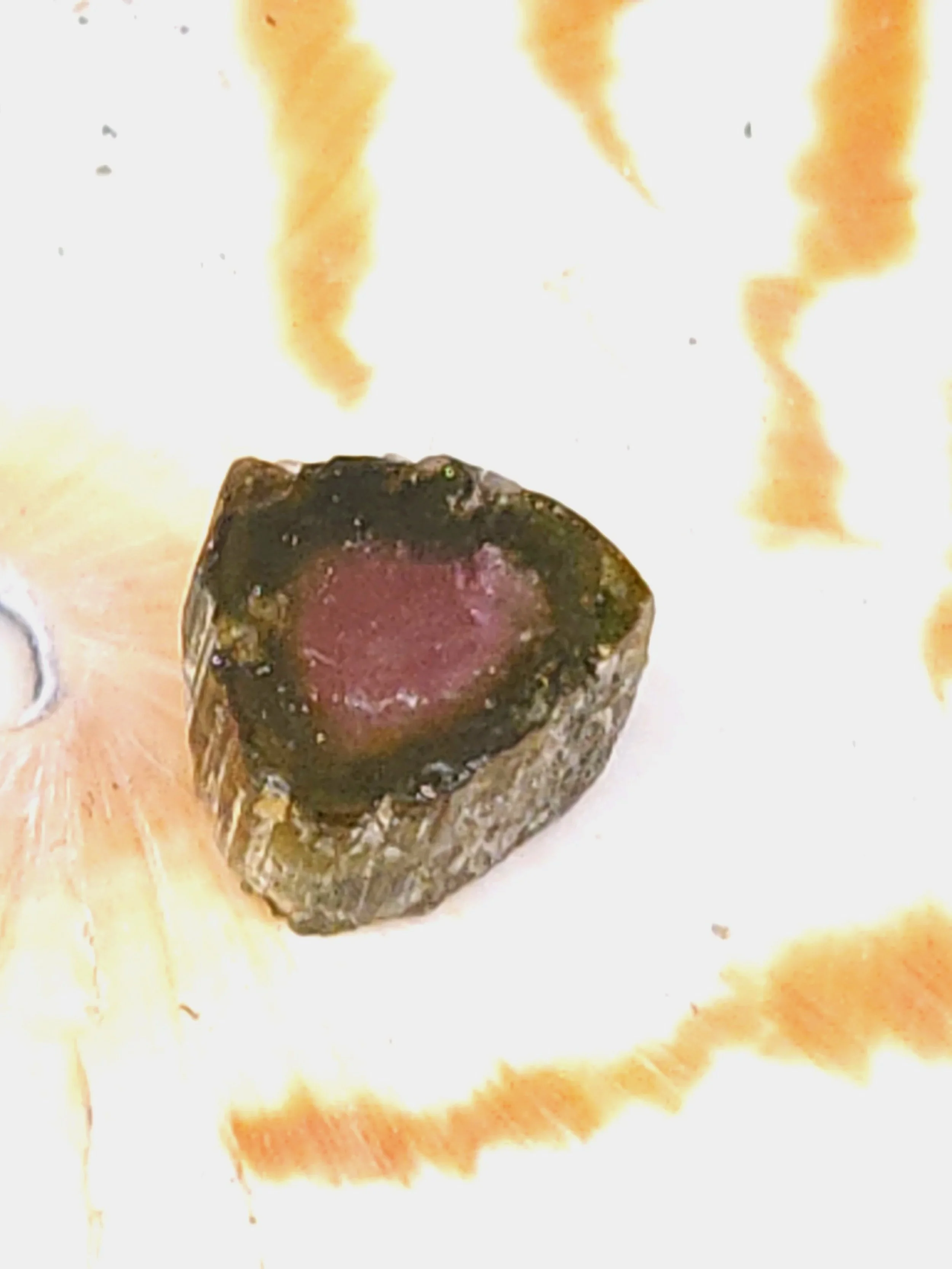Watermelon Tourmaline slice