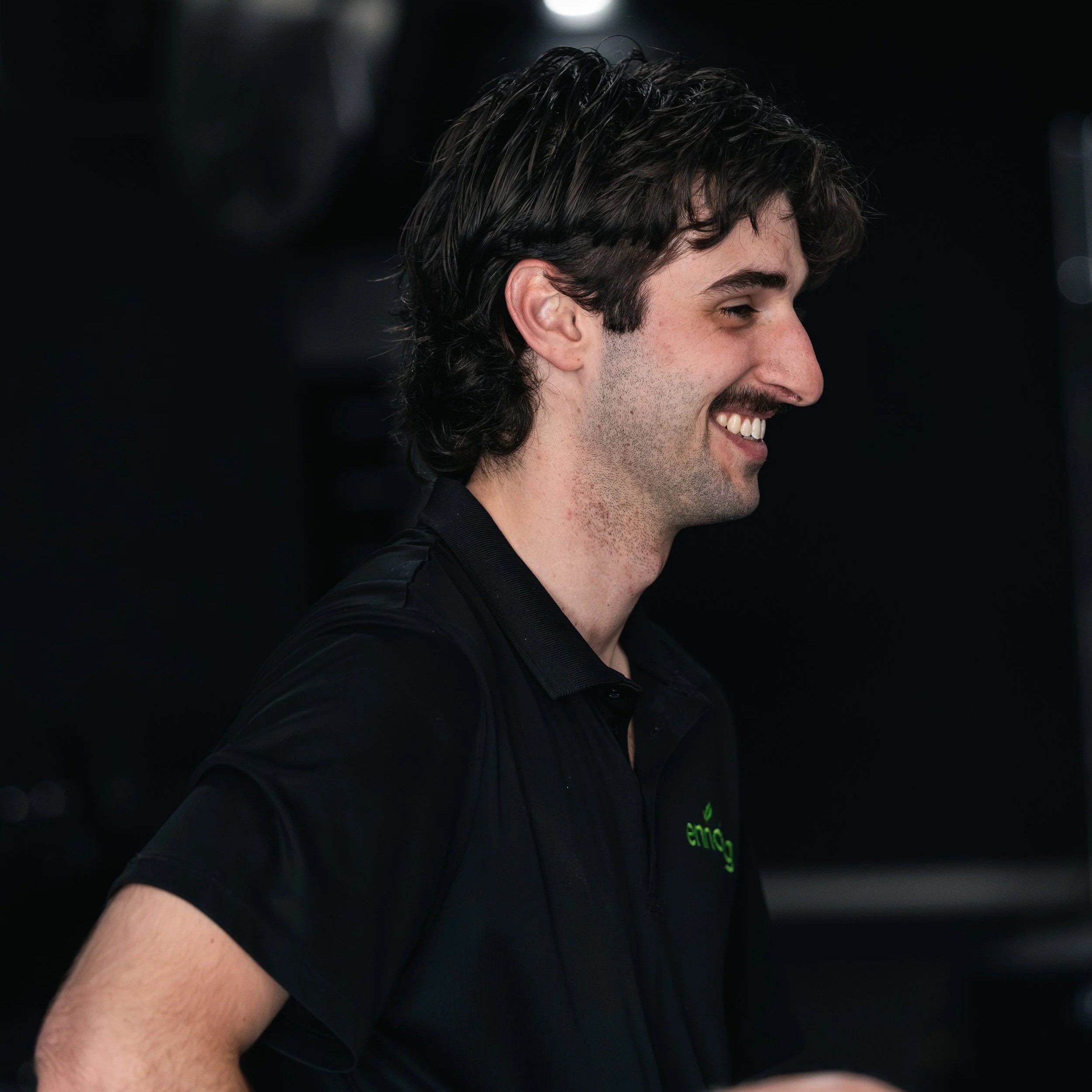 Daniel smiling as he is coaching our ONERO class members on their way to stronger bones.