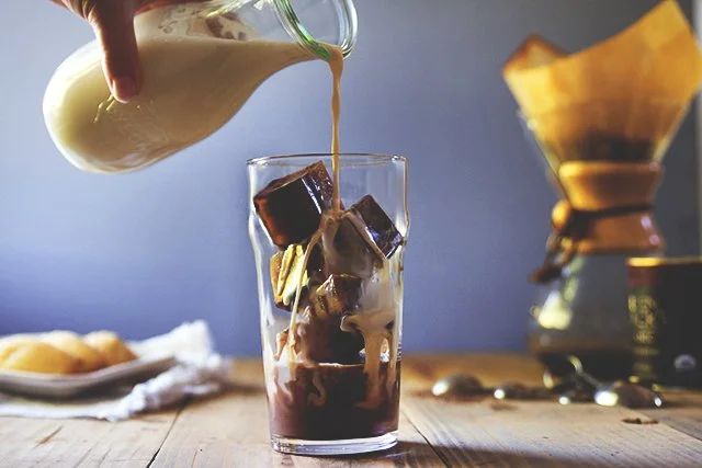 Iced Mocha with Coffee Cubes Recipe