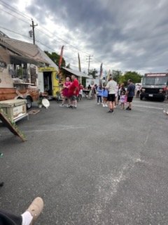Roaming and handing out our free samples!