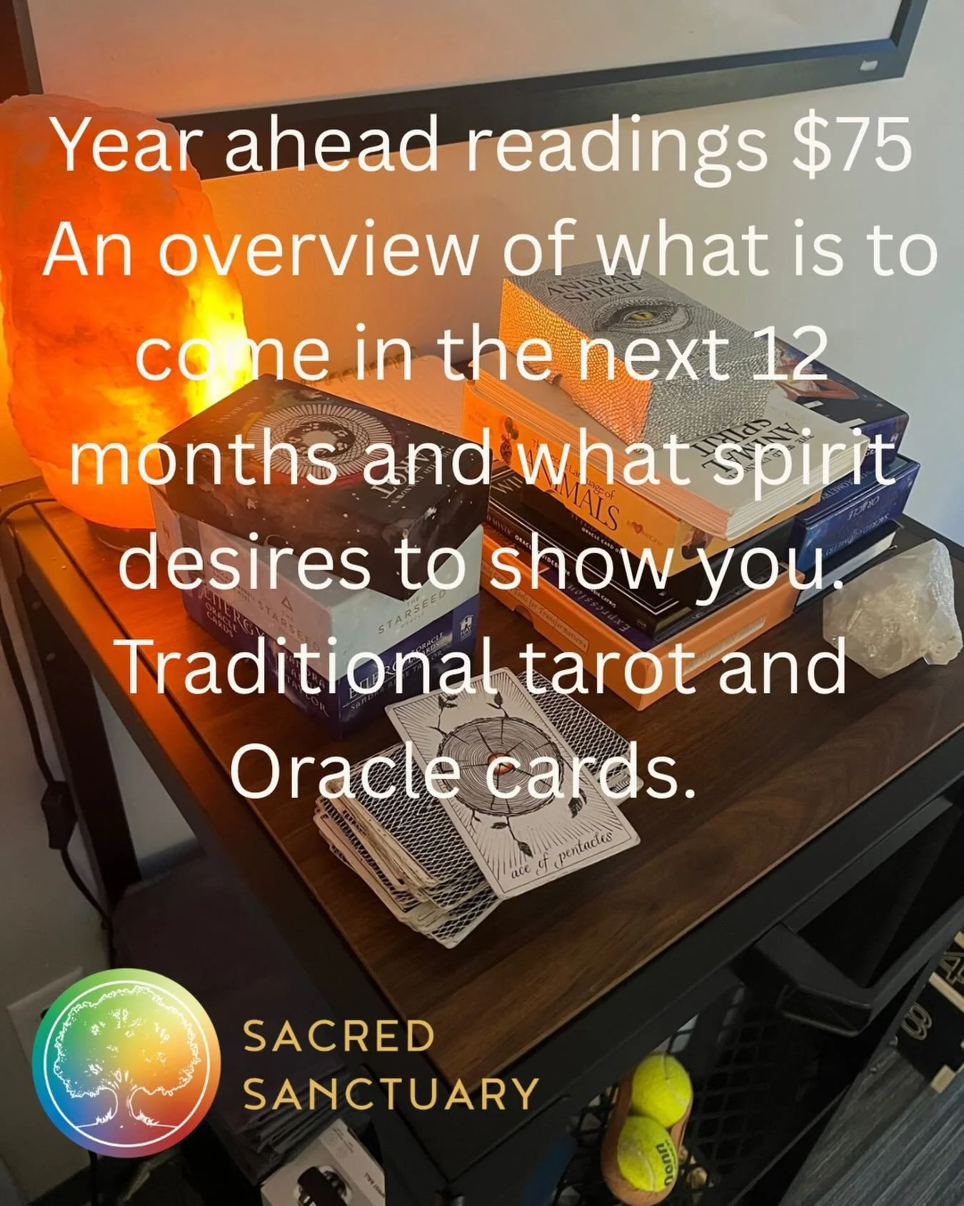 As one year closes and another opens&hellip;
what wants to be known?

✨🦉🗓️ Year Ahead Reading | $75
A soulful look at the next 12 months and the messages Spirit is ready to reveal.
Tarot + Oracle guidance to help you move forward with clarity and i