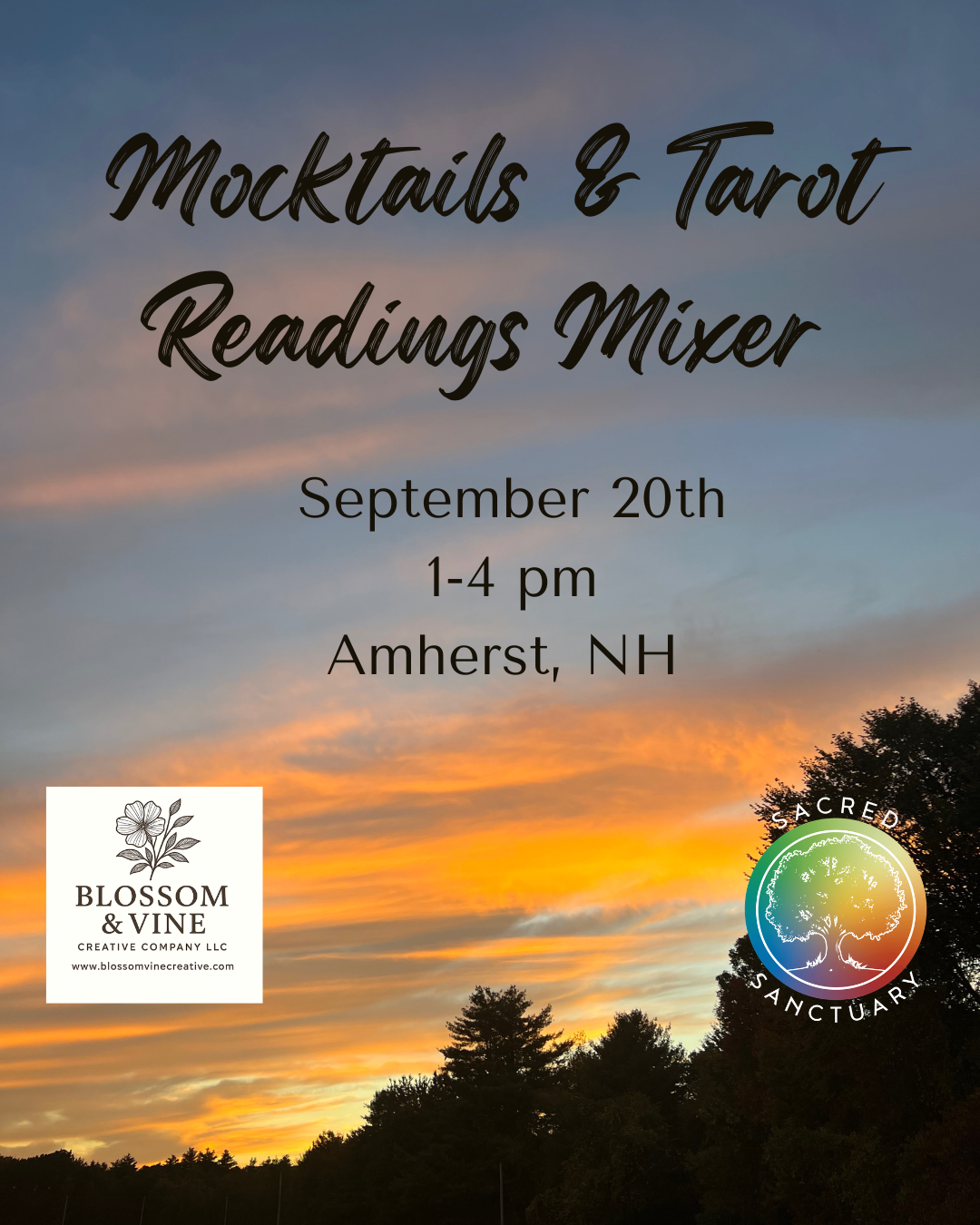 Mocktails and Tarot Mixer