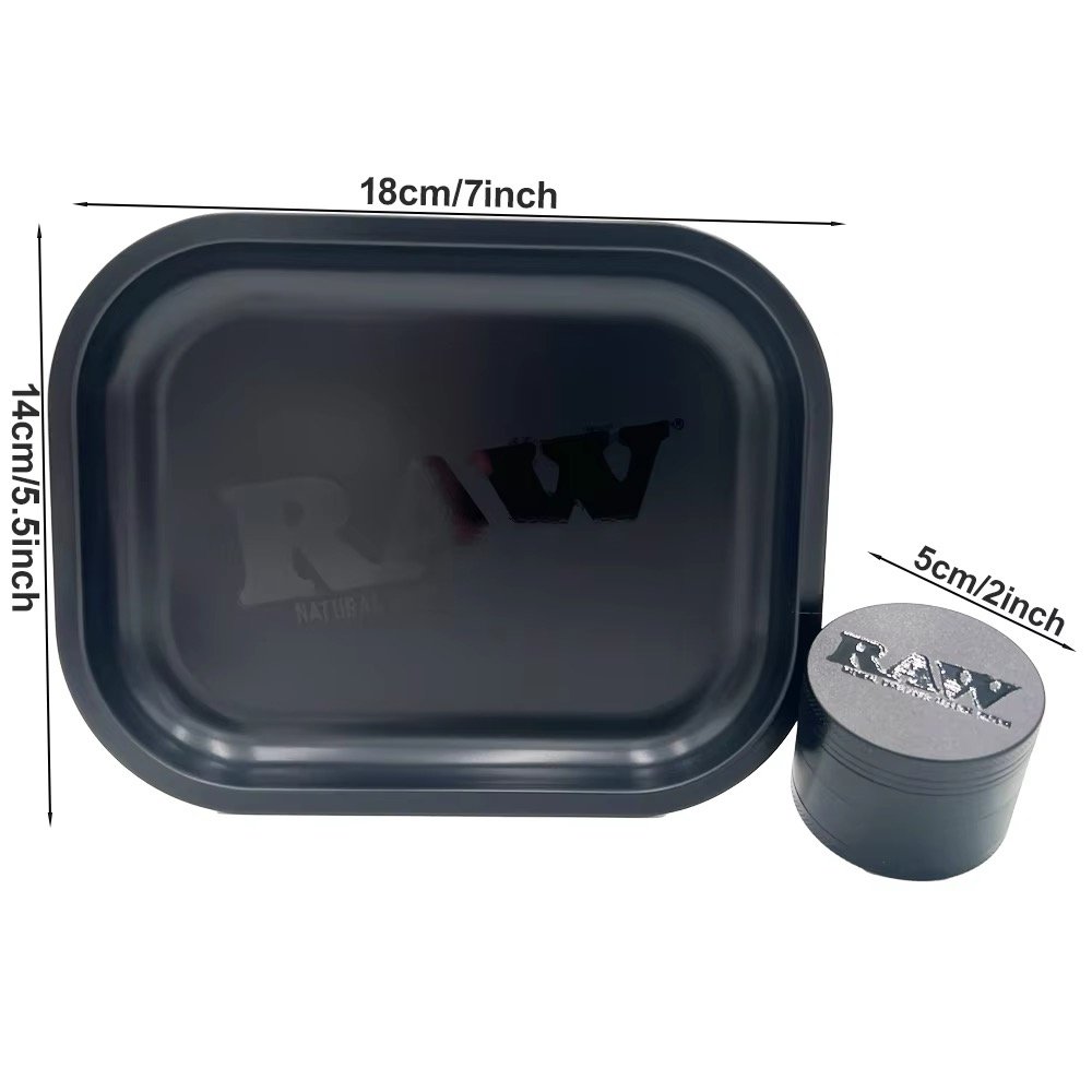 Premium grinder and rolling tray combo