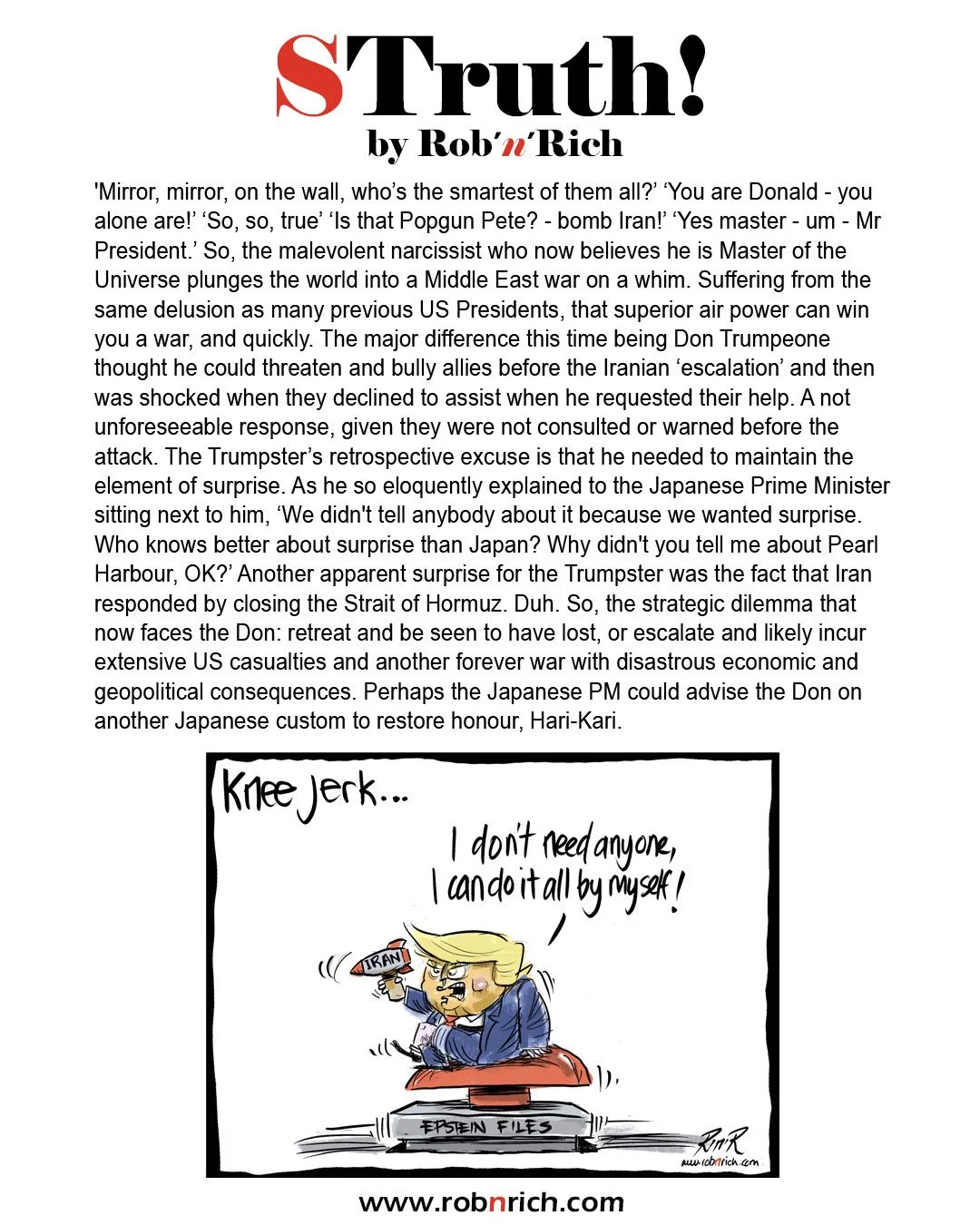 Persian Carpet bombing