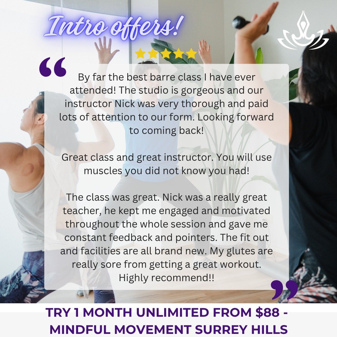 Get excited - discover what your body &amp; mind are capable of! Try 1-month unlimited as a new client or become a Mindful Member to lock in low price for life + access to member perks &mdash; for a limited time 💫

Check our Foundation Memberships s