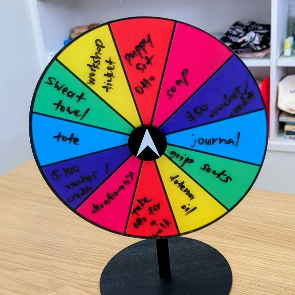 WOOHOO someone finally landed on Puppysit Otto today!!!

Congrats Rebecca on your bonus spin - securing yourself a workshop ticket, a sweat towel AND quality time w Otto.

There's still one more week to attend classes with 4 different instructors to 