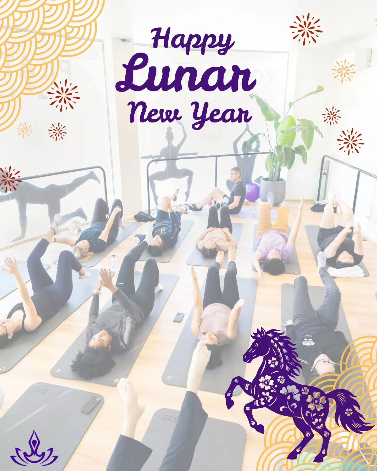 Happy Lunar New Year! It's the year of the horse - a year that represents fierce movement towards goals! 🐎

To celebrate, it's bring a friend week! Got one friend who's never tried a class but wants to fulfill their wellness goals? Just email us on 