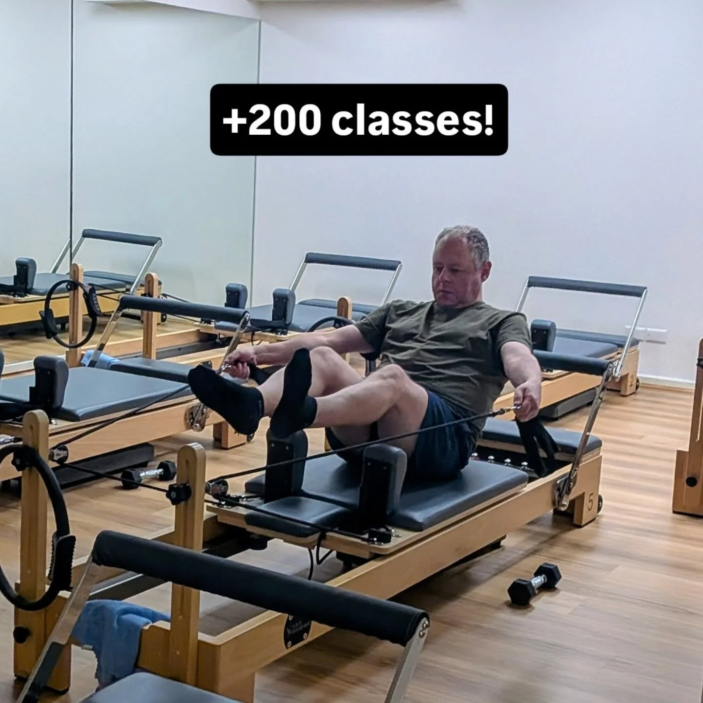 Can you believe this amazing teaser on the Reformer!? Chris has just hit 201 classes and guess where he started.. 

On the mat w our Pilates 101 course. May 2025 was the beginning of his Wellness Journey - from one class per week to being a lover of 