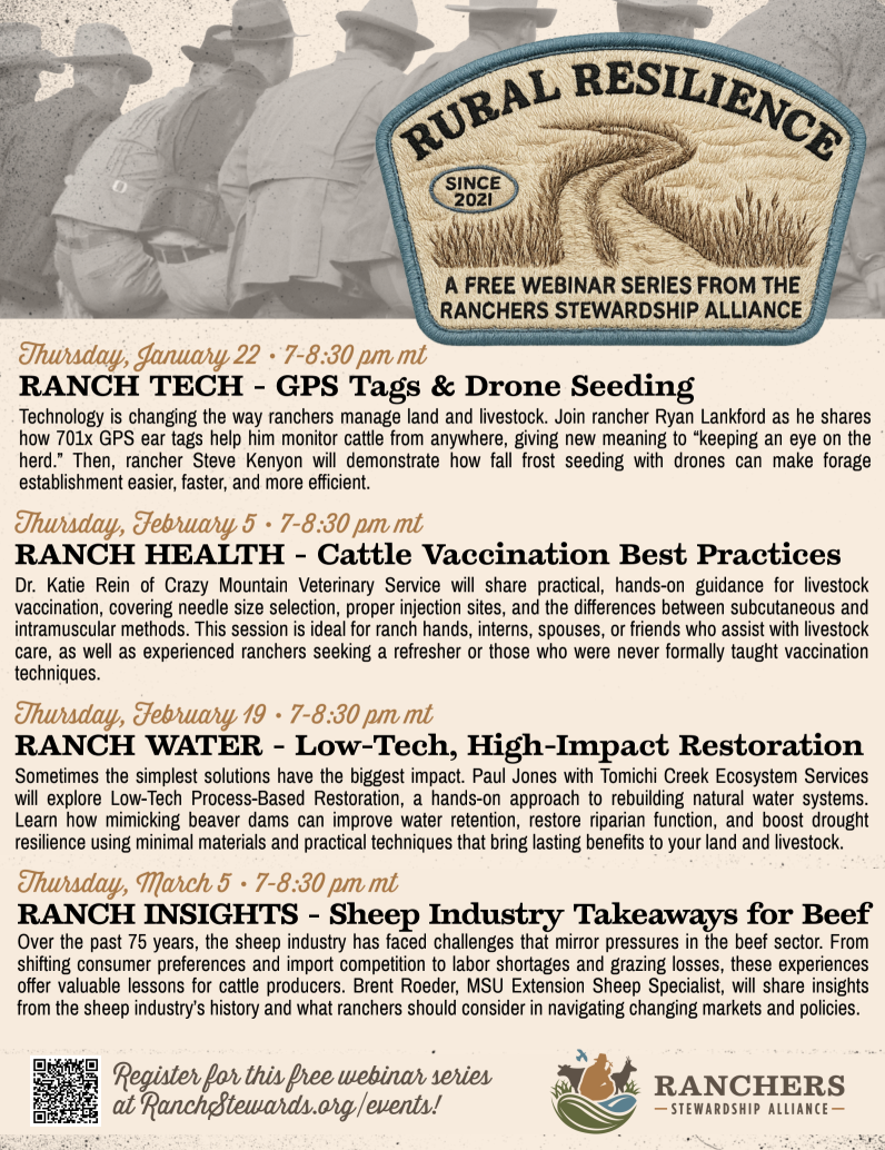 Rural Resilience Webinar: Ranch Water