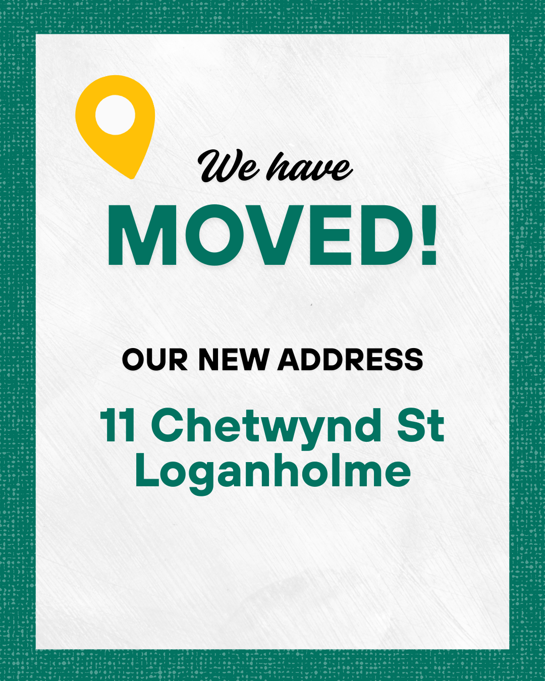 We have moved! 