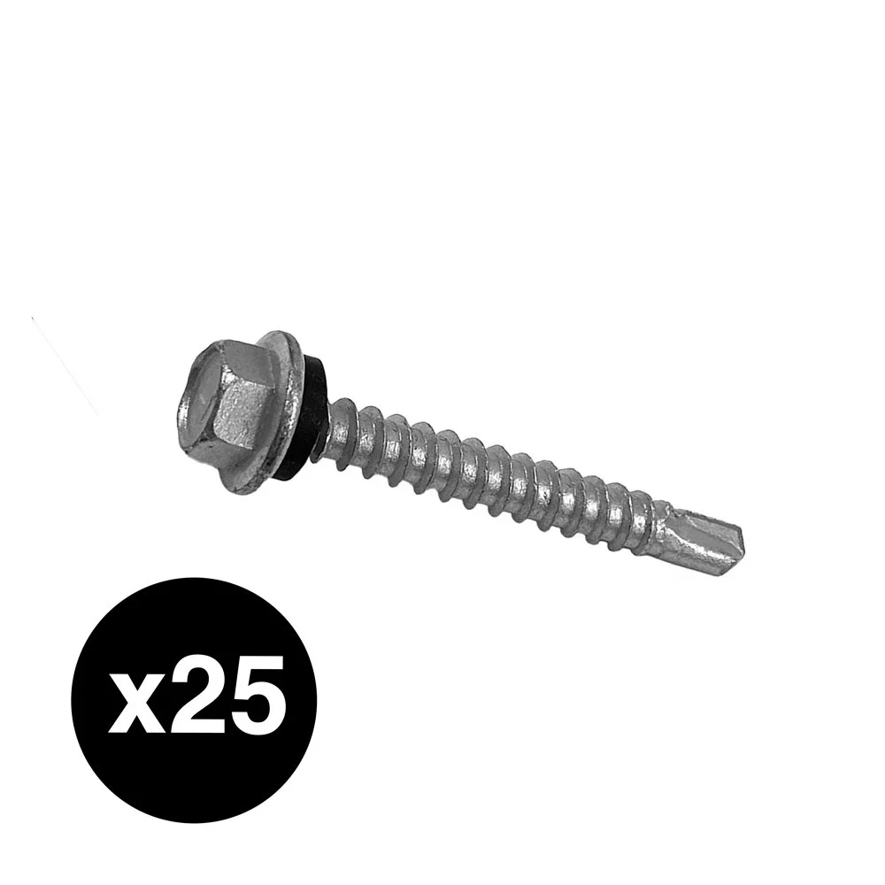 CLICKDECK 65mm Hex Screws – 25 Pack (For Stairs)