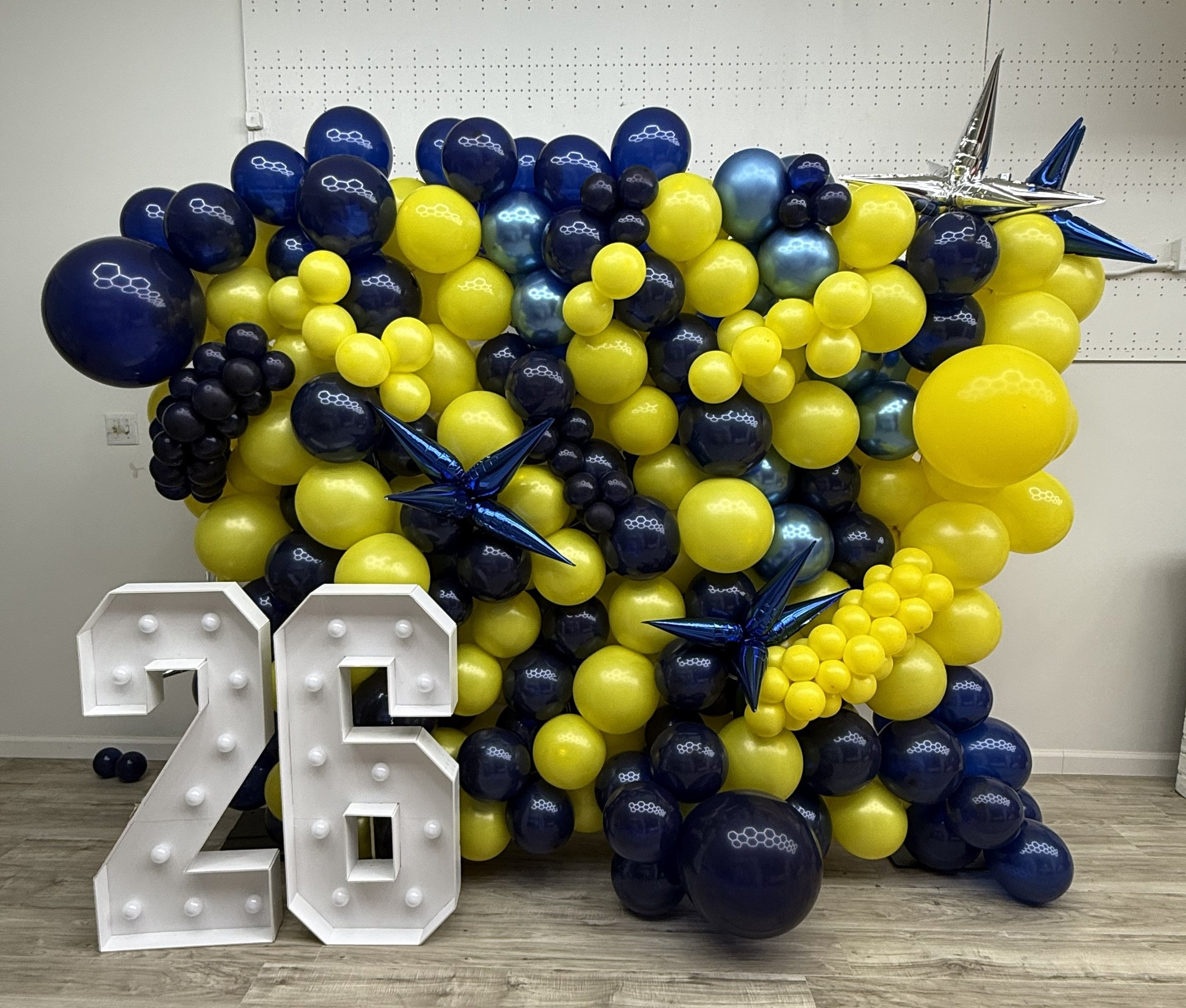 Graduation Celebration Balloon Wall