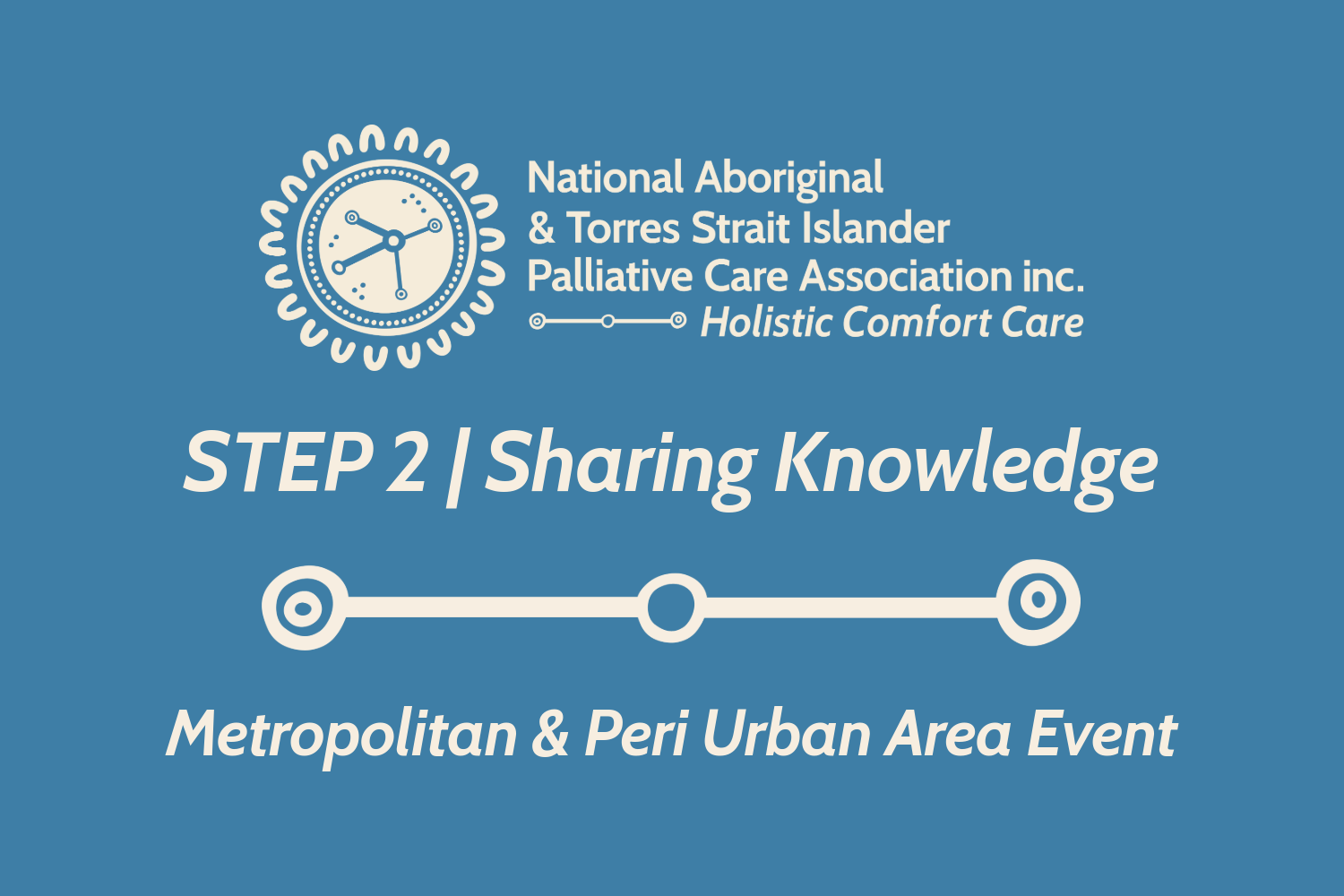 Sharing Knowledge Comfort Care Event | For Aboriginal and Torres Strait Islander Health Professionals | Metropolitan &amp; Peri Urban