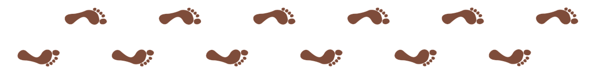 “Stylised footsteps symbolising a Comfort Care yarn, walking alongside Aboriginal and Torres Strait Islander communities through NATSIPCA and SA Health Comfort Care journeys.”