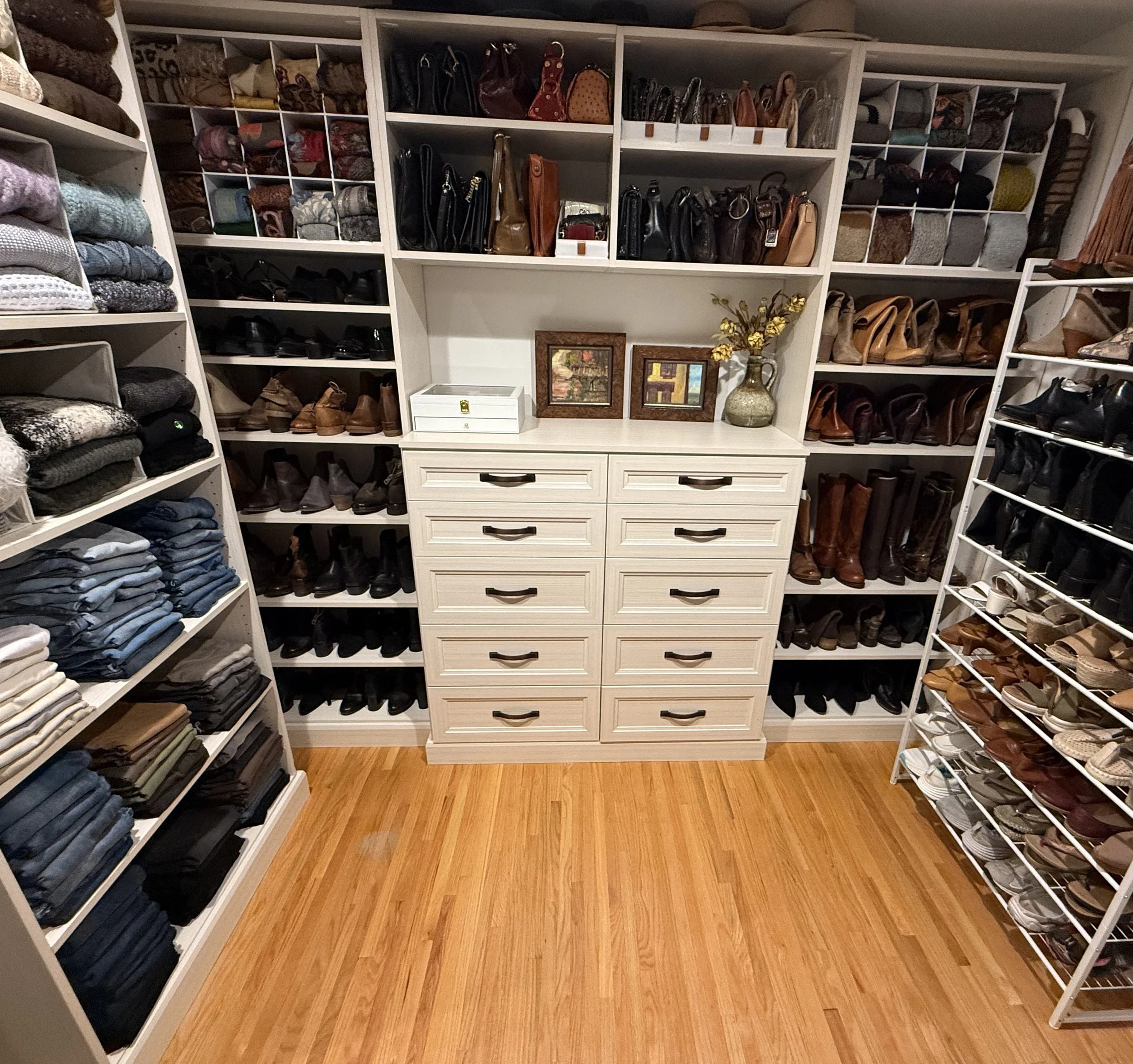 fully finished luxury closet organization in Princeton NJ