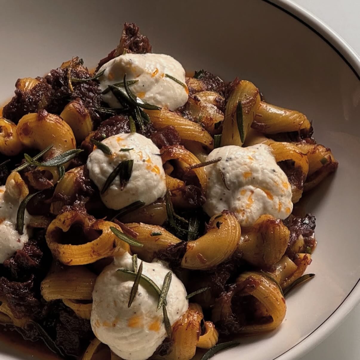 Just for Darlo ❤️ Beef cheek ragu and peaks of ricotta at @ciaofabbrica 🍝