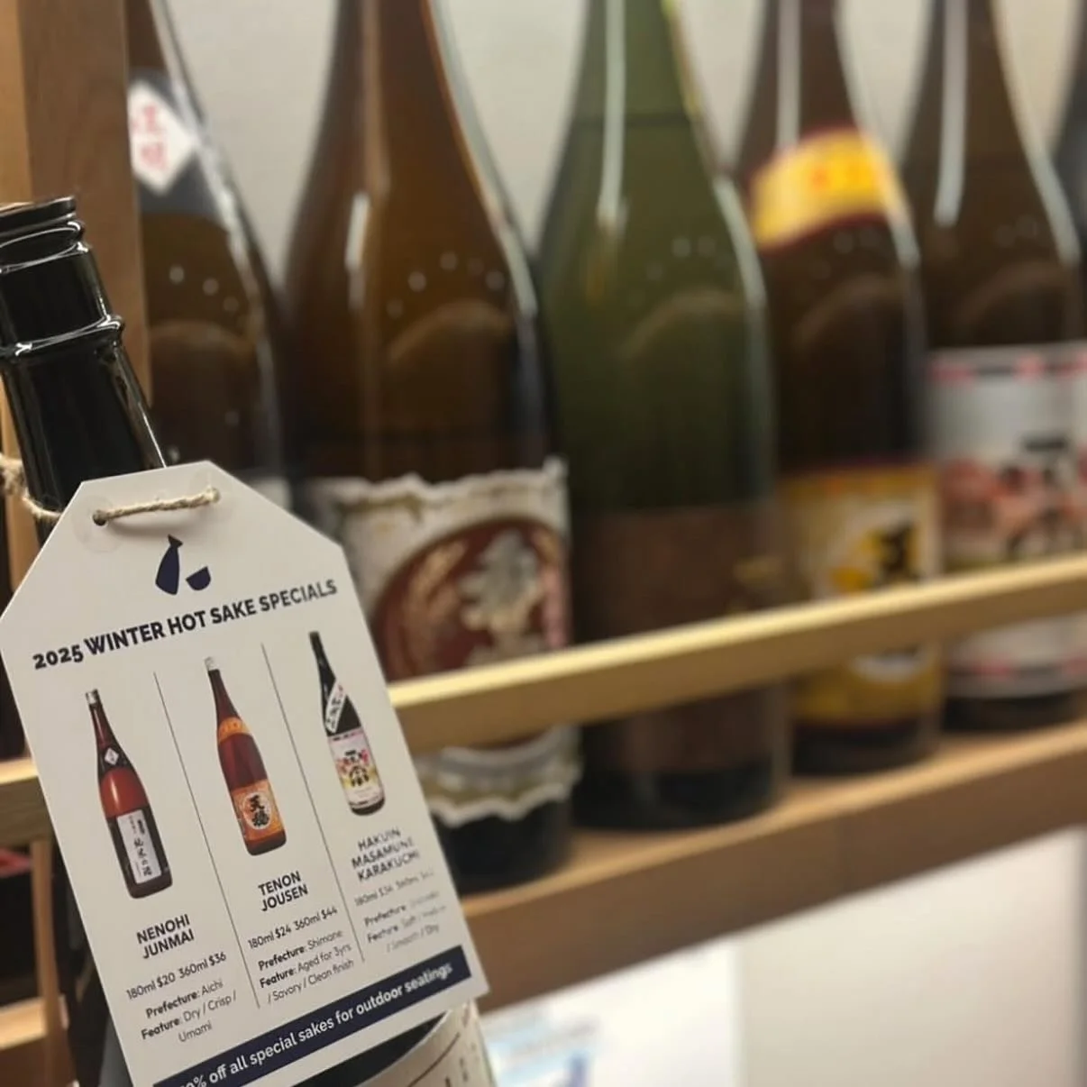It may be our last day of #darloafterdark but we are still savouring and celebrating the Winter Solstice at @nomidokoro.indigo 🔥

Tonight was a sold out cosy tasting session featuring a curated selection of sake, perfectly paired with light bites 🍜