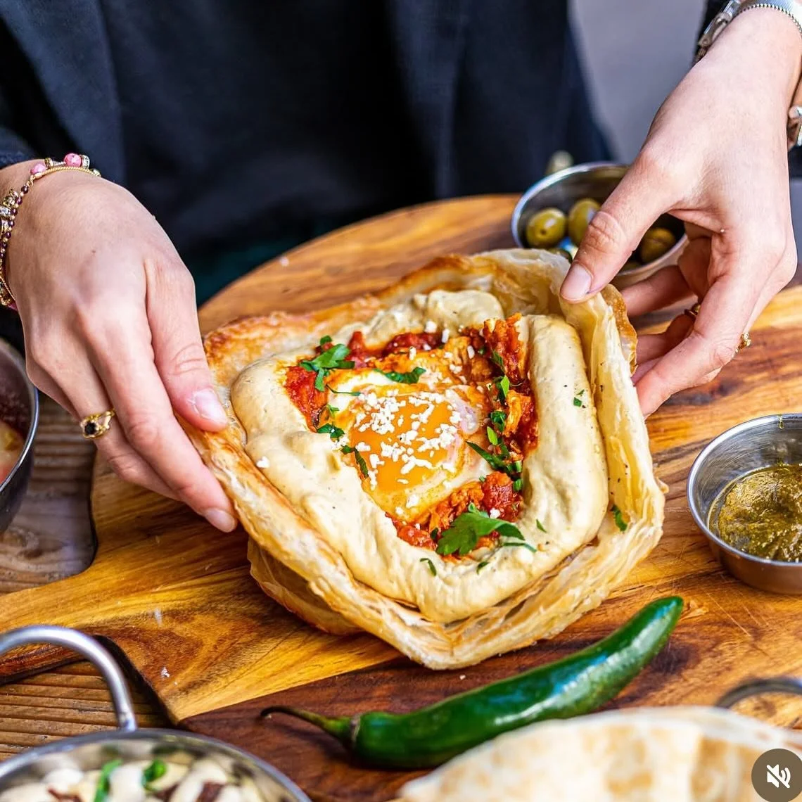 Try the MalawachShakshuka from @chapteredarlinghurst this weekend 🤤 

Topped with delicious tomato and capsicum shakshuka crumbed feta and olive oil and encased in flaky, golden pastry 🙌
