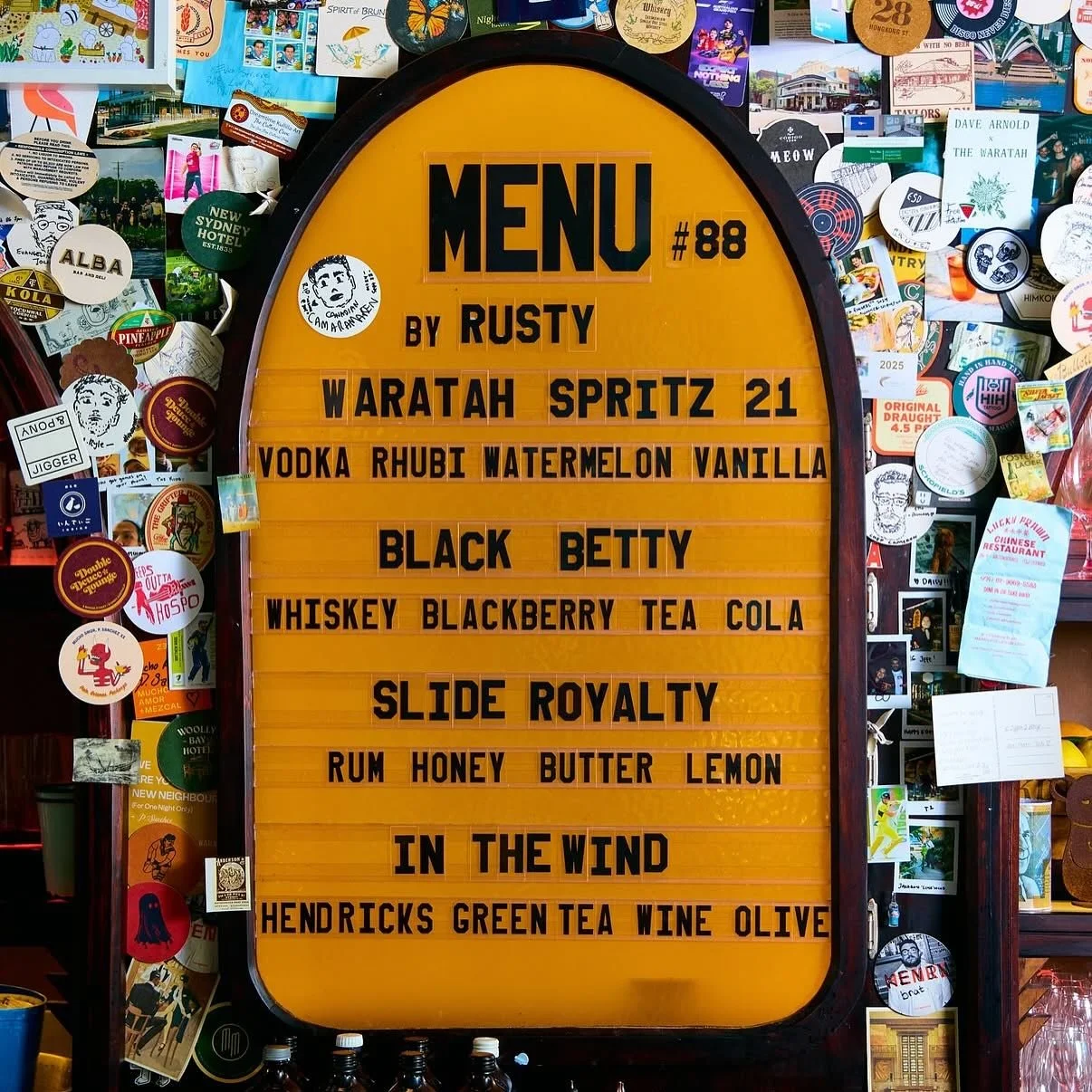 Public bar menu at @thewaratahsydney 🙌 Who tried them all?