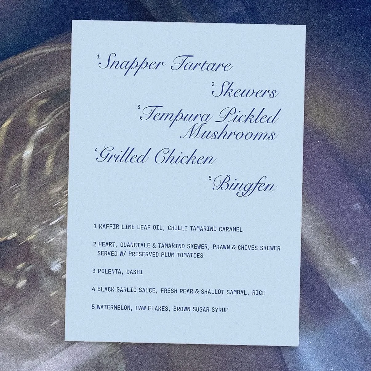 Get ready for @supperhour at @nomidokoro.indigo for three nights in November! 

&ldquo;Five courses with enough flavour to start a conversation (and enough sake to make friends with your neighbour)&rdquo;

Check their bio for bookings and get in quic