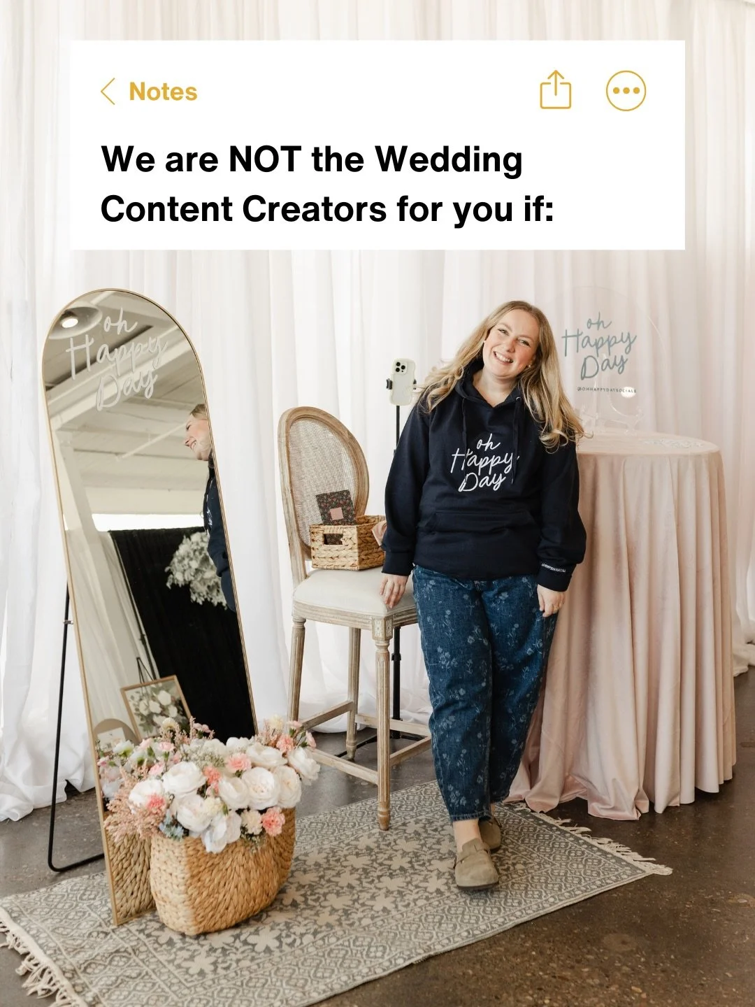 the truth is: not every wedding vendor is the right fit for every couple, and that&rsquo;s a good thing!! ✔️

Your wedding day deserves a team that is aligned and understands your vision, your priorities and the feeling you want to create! Whether yo