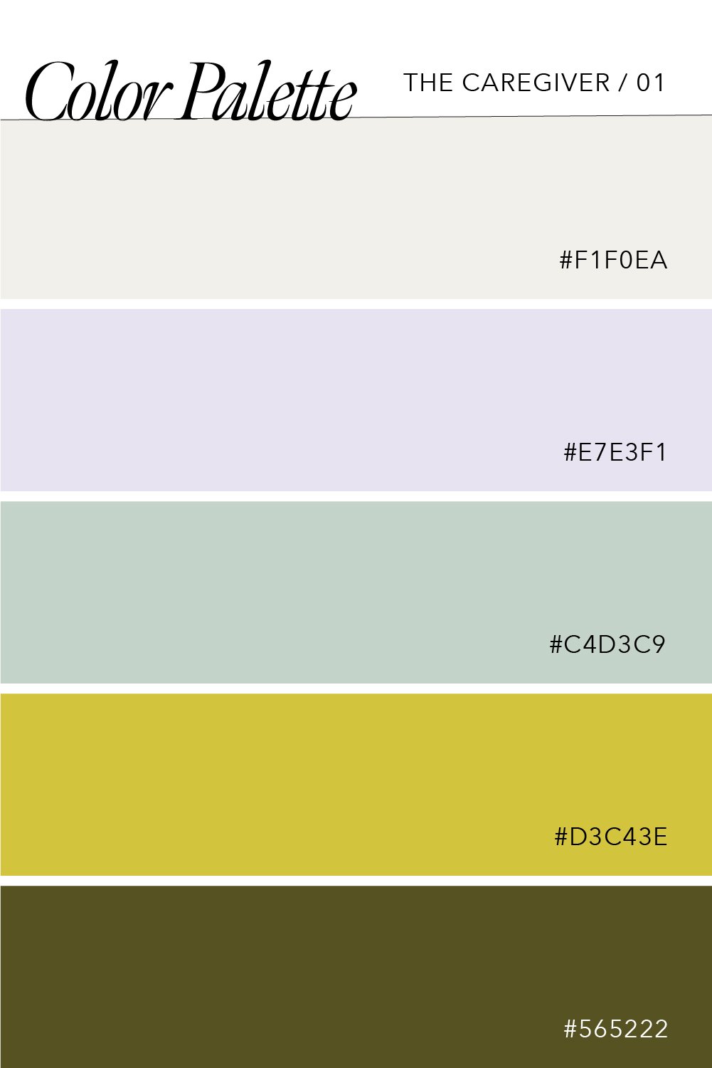 Color Palettes for the Caregiver Brand Archetype