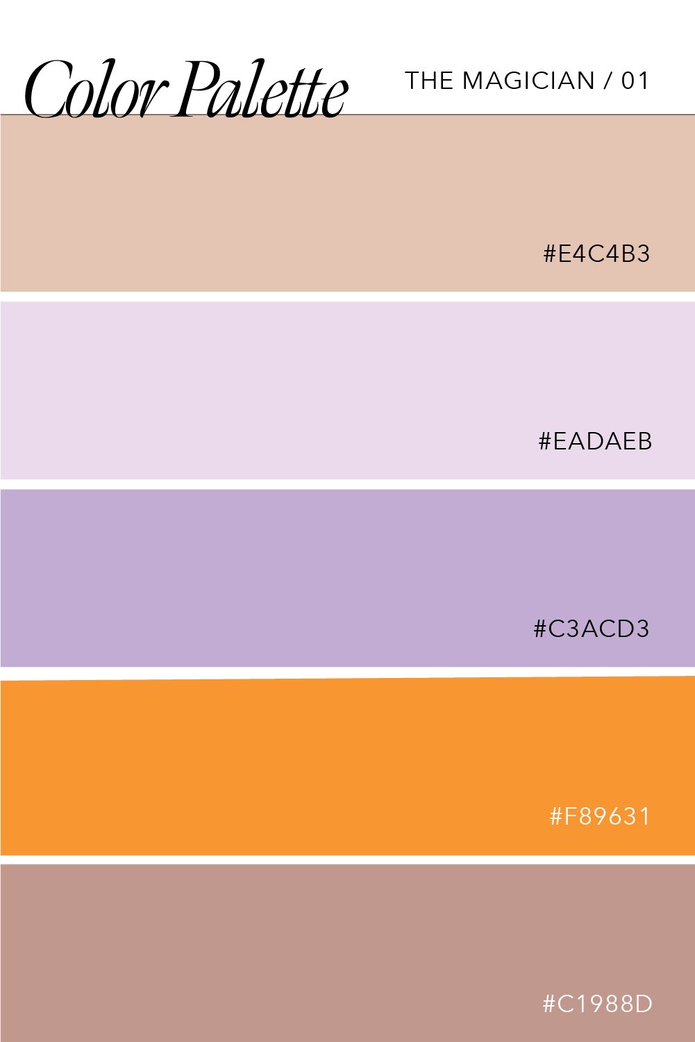 Color Palettes for the Magician Brand Archetype