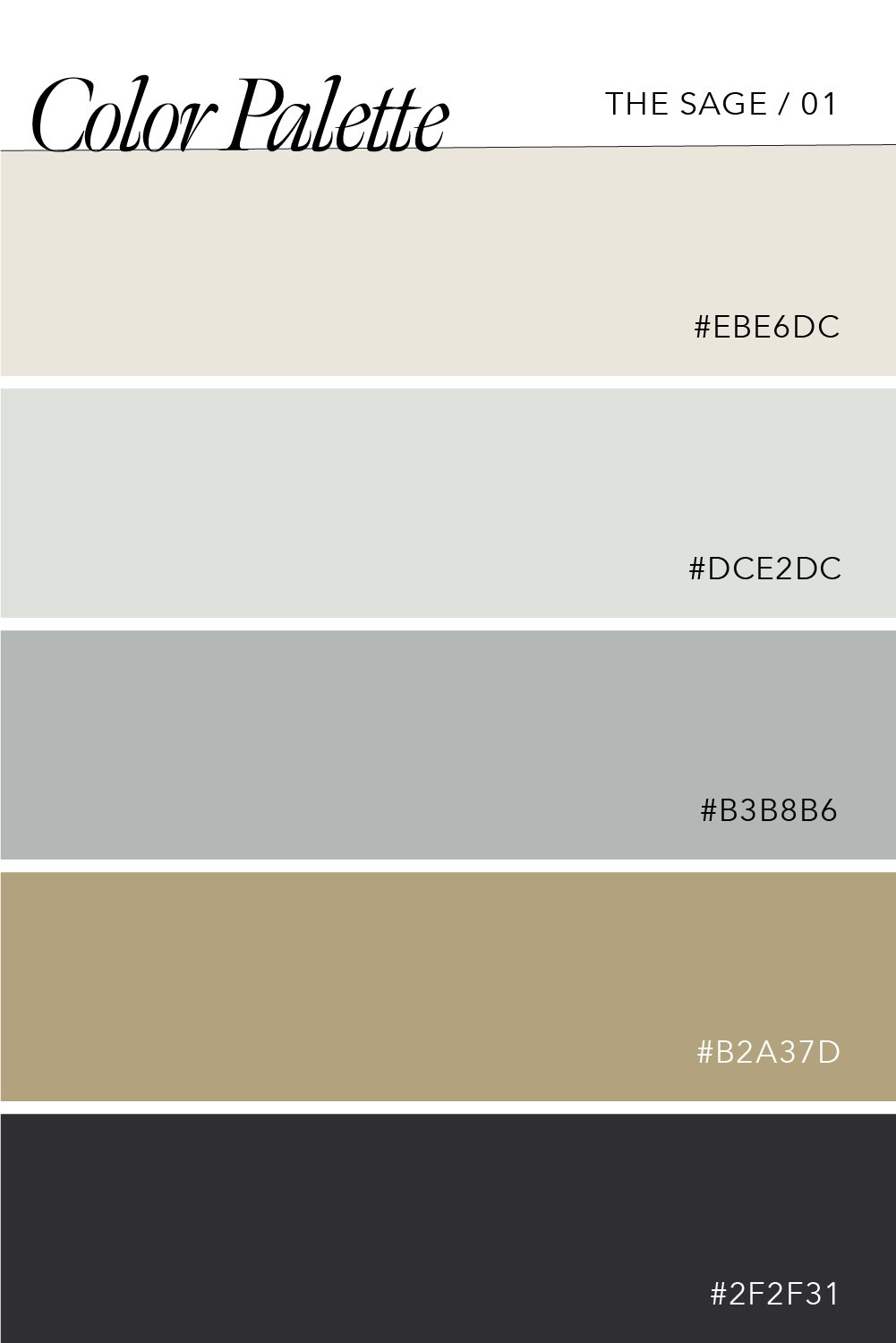 Color Palettes for the Sage Brand Archetype