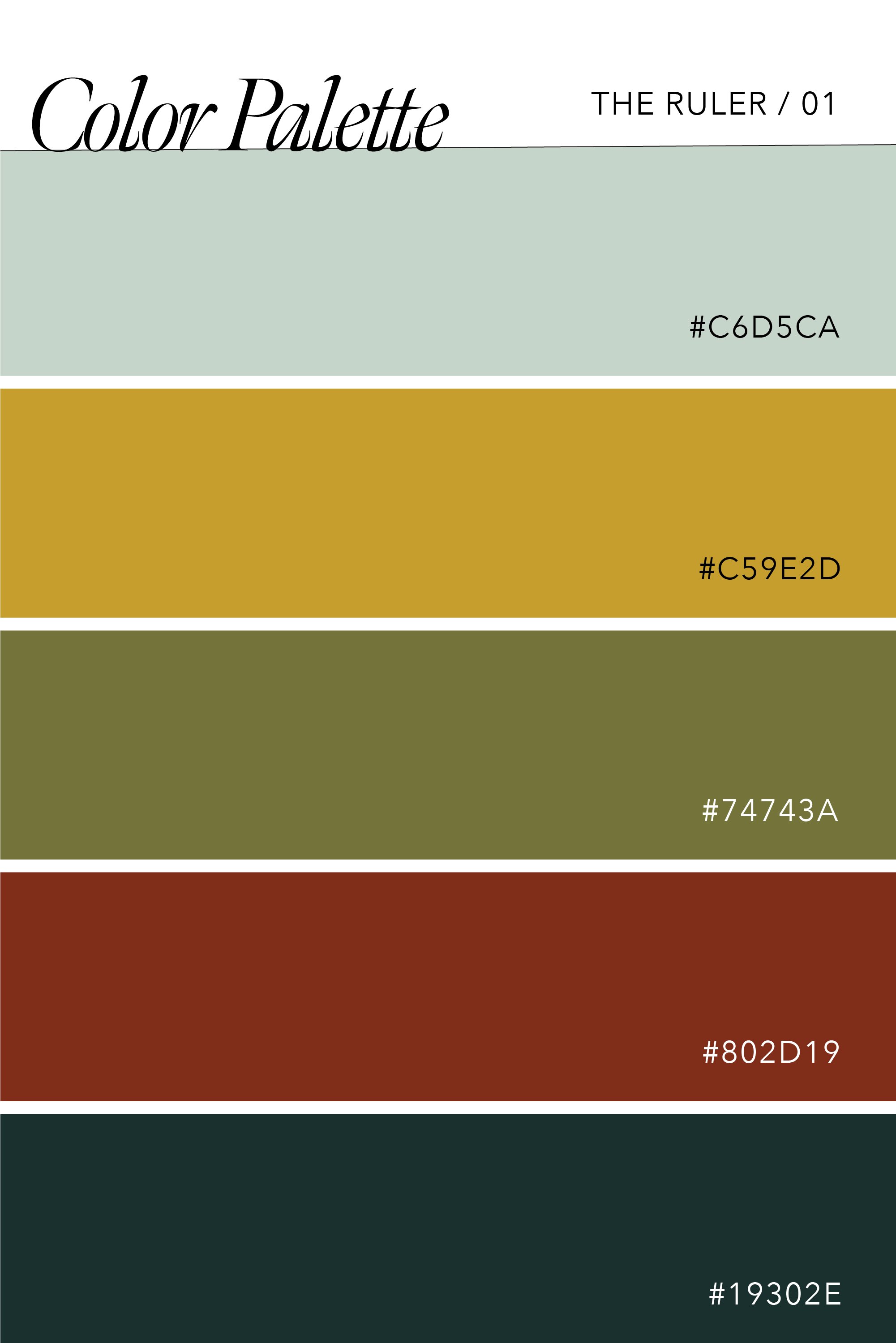 Color Palettes for the Ruler Brand Archetype