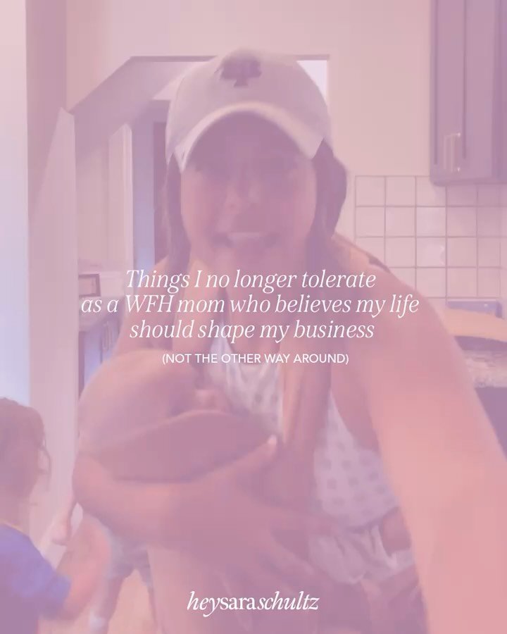 Not a &ldquo;rise and grind&rdquo; girlie anymore.

I&rsquo;m a rise, snuggle my babies, build a brand that actually works girlie now.

So Here&rsquo;s what I stopped tolerating as a WFH mom who believes your life gets to shape your business&mdash;no