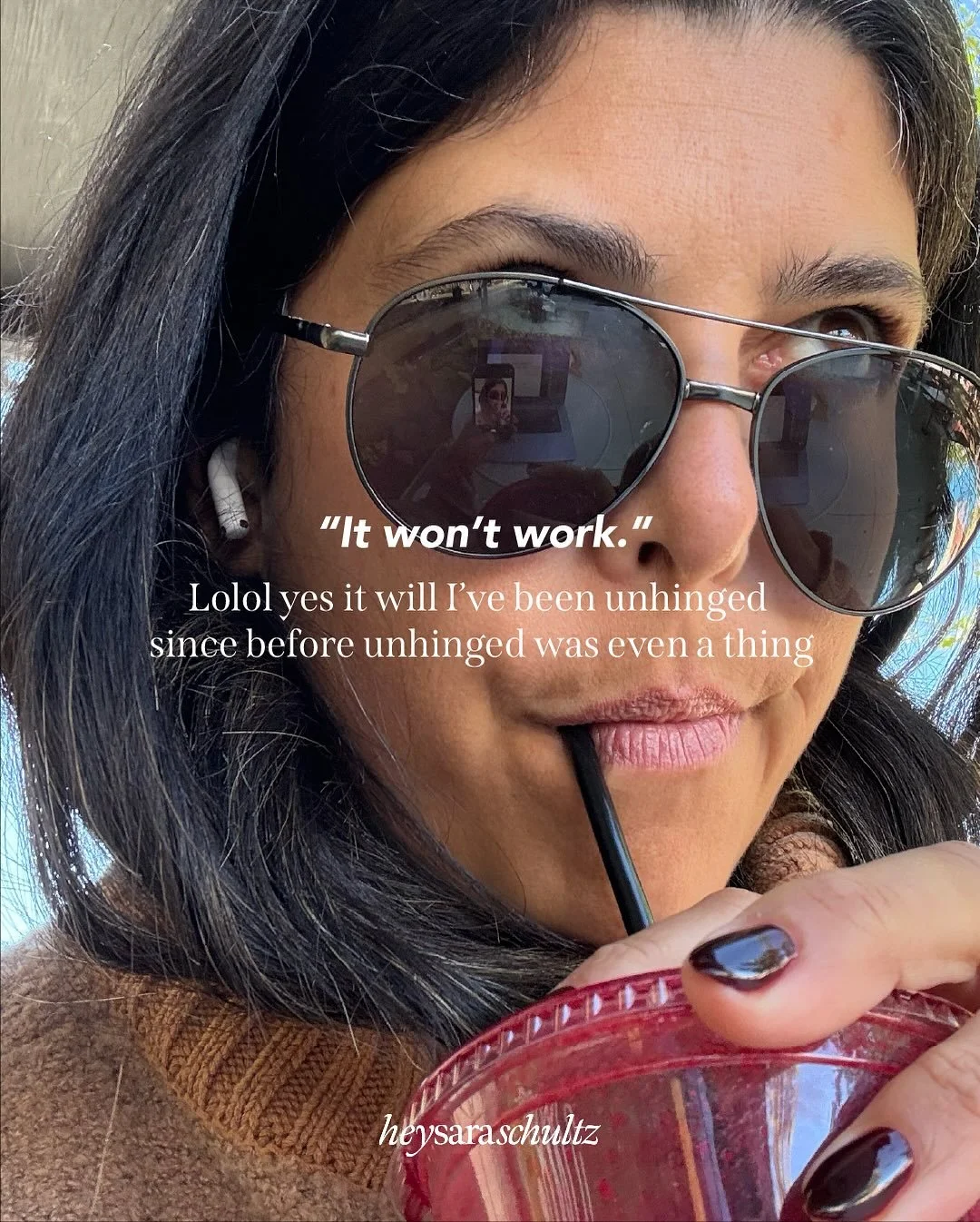 This trend 😂

I am unstoppable. 

Why?

Because I&rsquo;m stubborn, convicted, and as obsessed with YOU winning as I am with ME winning.

It&rsquo;s why I&rsquo;ve crafted the perfect program that supports YOUR business while simultaneously fueling 