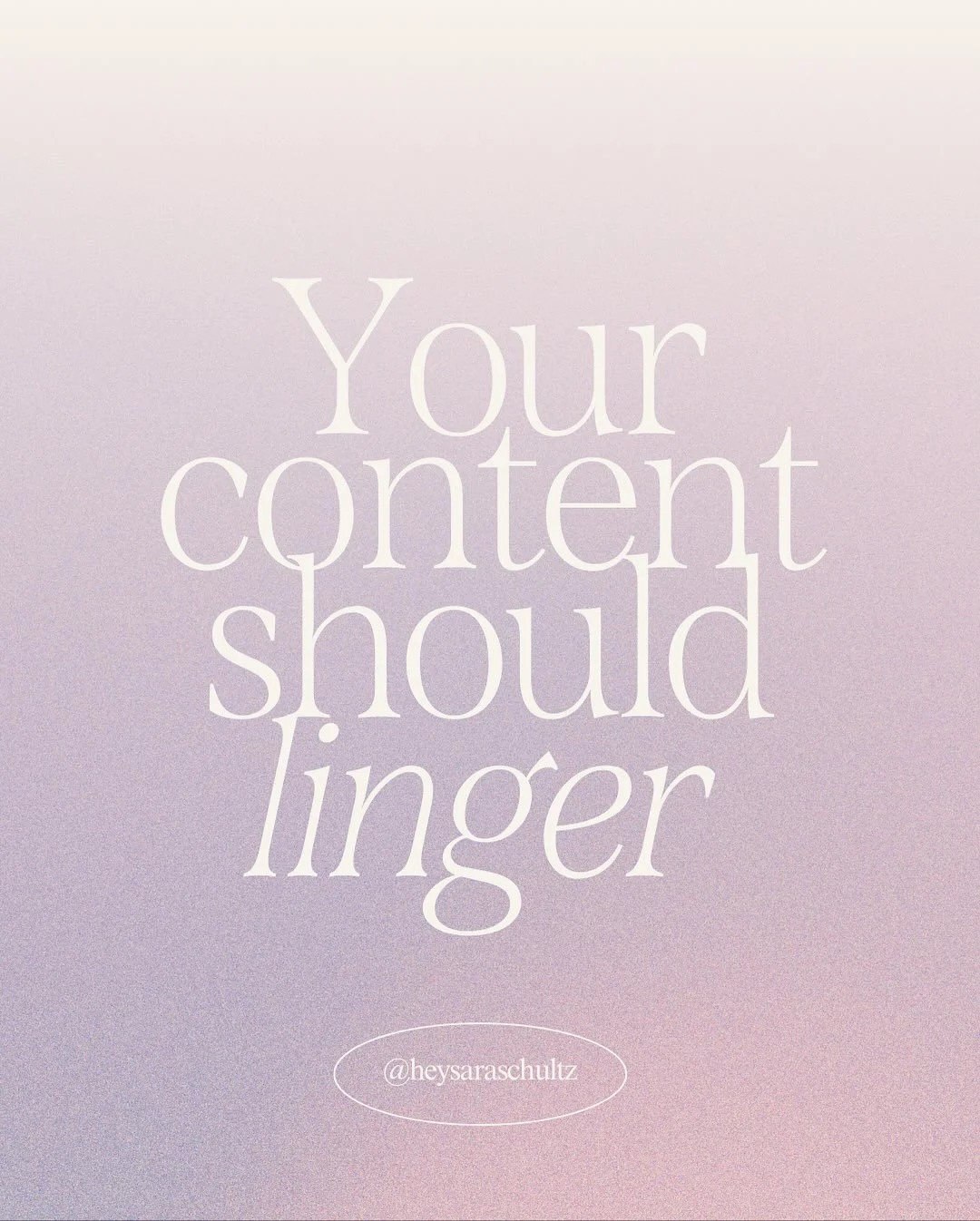 The best brands stay in your system long after the scroll.

You need your people to become obsessed. Stuck on you. 

When your content hits right&hellip; they feel it.

It should stick to their brain like a song they can&rsquo;t shake.

Not just seen