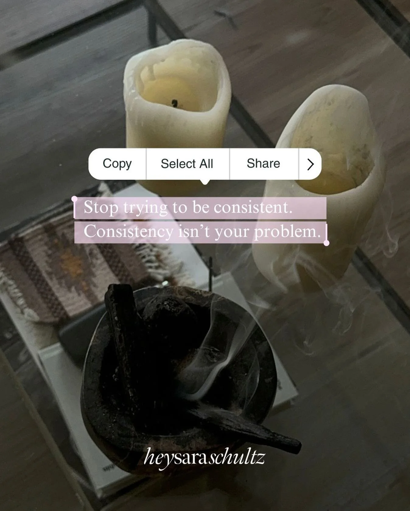 Stop trying to be consistent.

&ldquo;Consistency&rdquo; is shoved down our throats like the end all be all success maker of socials. 

And it&rsquo;s not.

Instead&hellip; 

Start trying to be craveable.

Consistency gets you seen.
Craveability gets