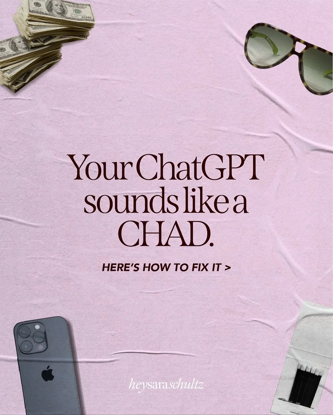 Your ChatGPT doesn&rsquo;t sound &ldquo;bad.&rdquo;
It just doesn&rsquo;t sound like you.

And until you fix that?
Your content will always feel a little&hellip; basic.

Inside Hooked&trade;, I taught 150 hands on, do it all, super smart small busine