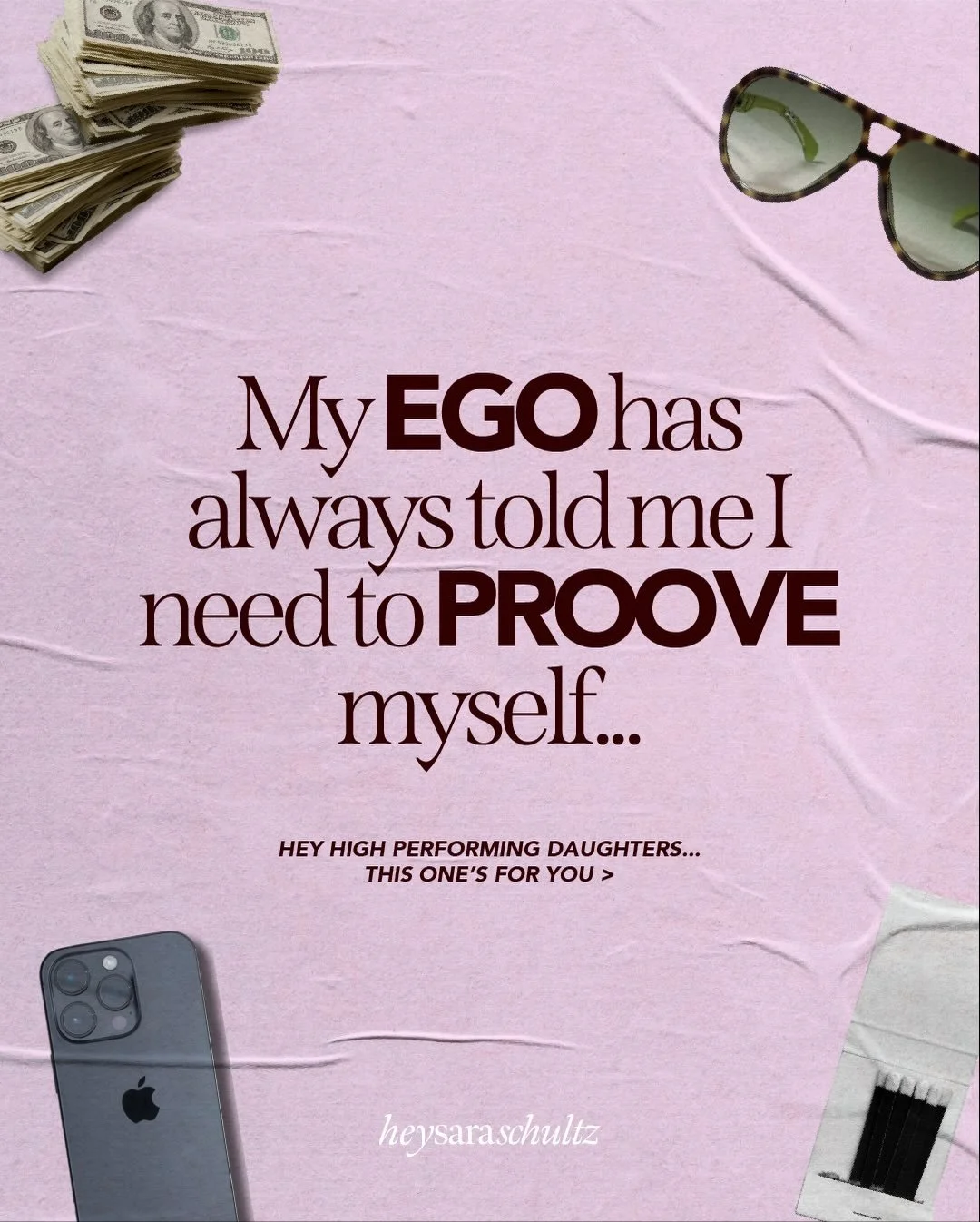 First: I thank that little baby Sara. She did a lot for me. 

Second: baby girl Sara&hellip; I got you ❤️ we don&rsquo;t have to prove ANYTHING. 

Now on to why you care 👇

I spent years writing content like i was trying to be invited to someone els