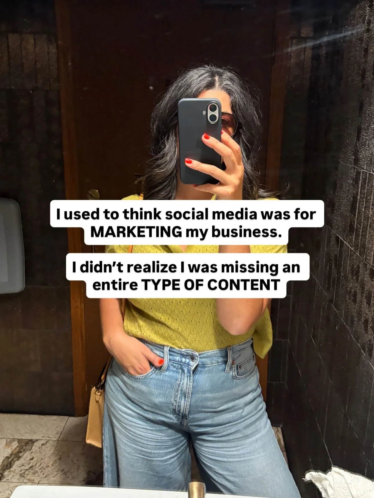here&rsquo;s what most people don&rsquo;t realize: not all content is supposed to do the same job.

marketing content is built for reach. new eyes. cold strangers who don&rsquo;t know you yet. it makes them feel seen, stop the scroll, follow you. tha