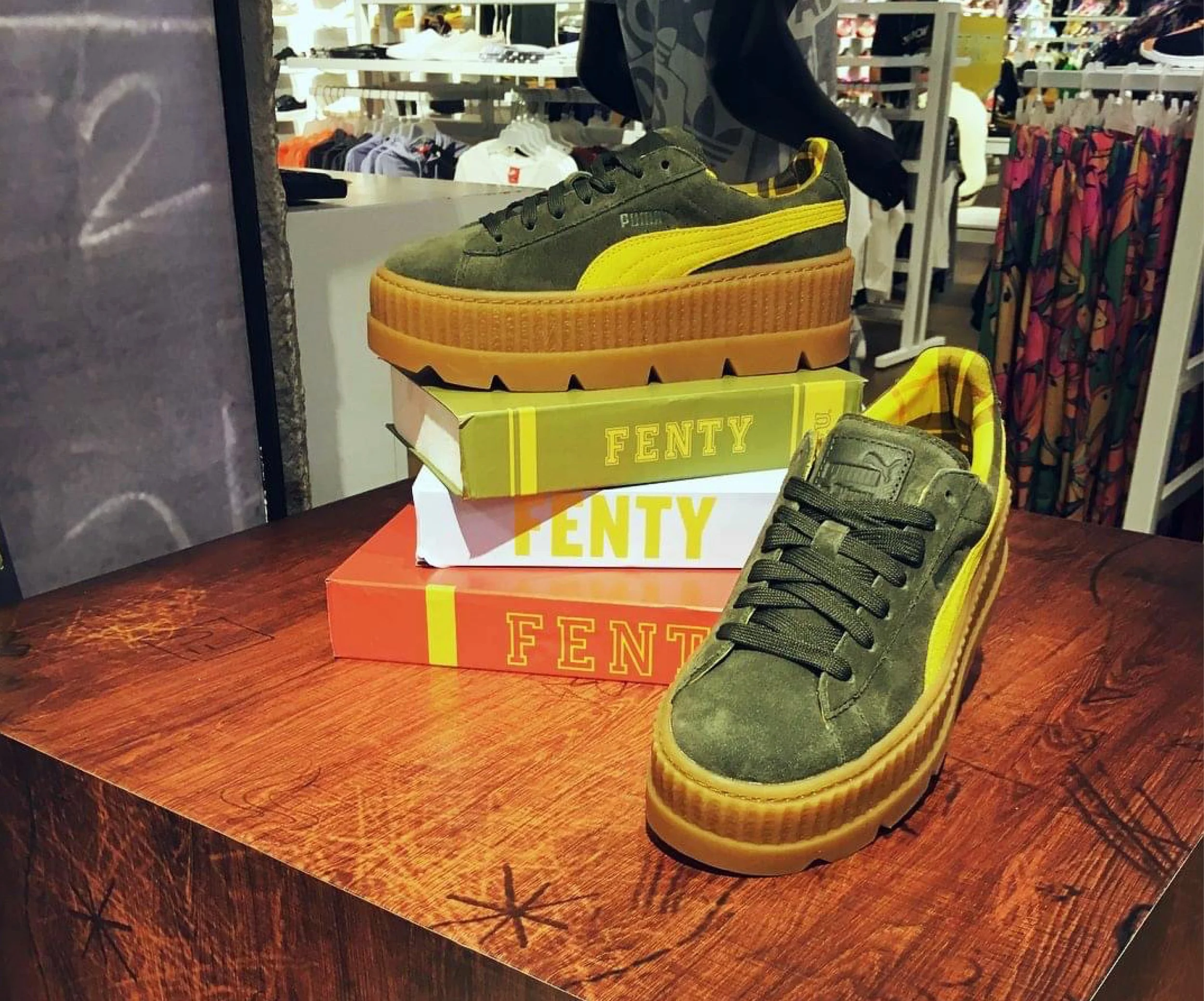 Fenty University x Rihanna product exhibition 