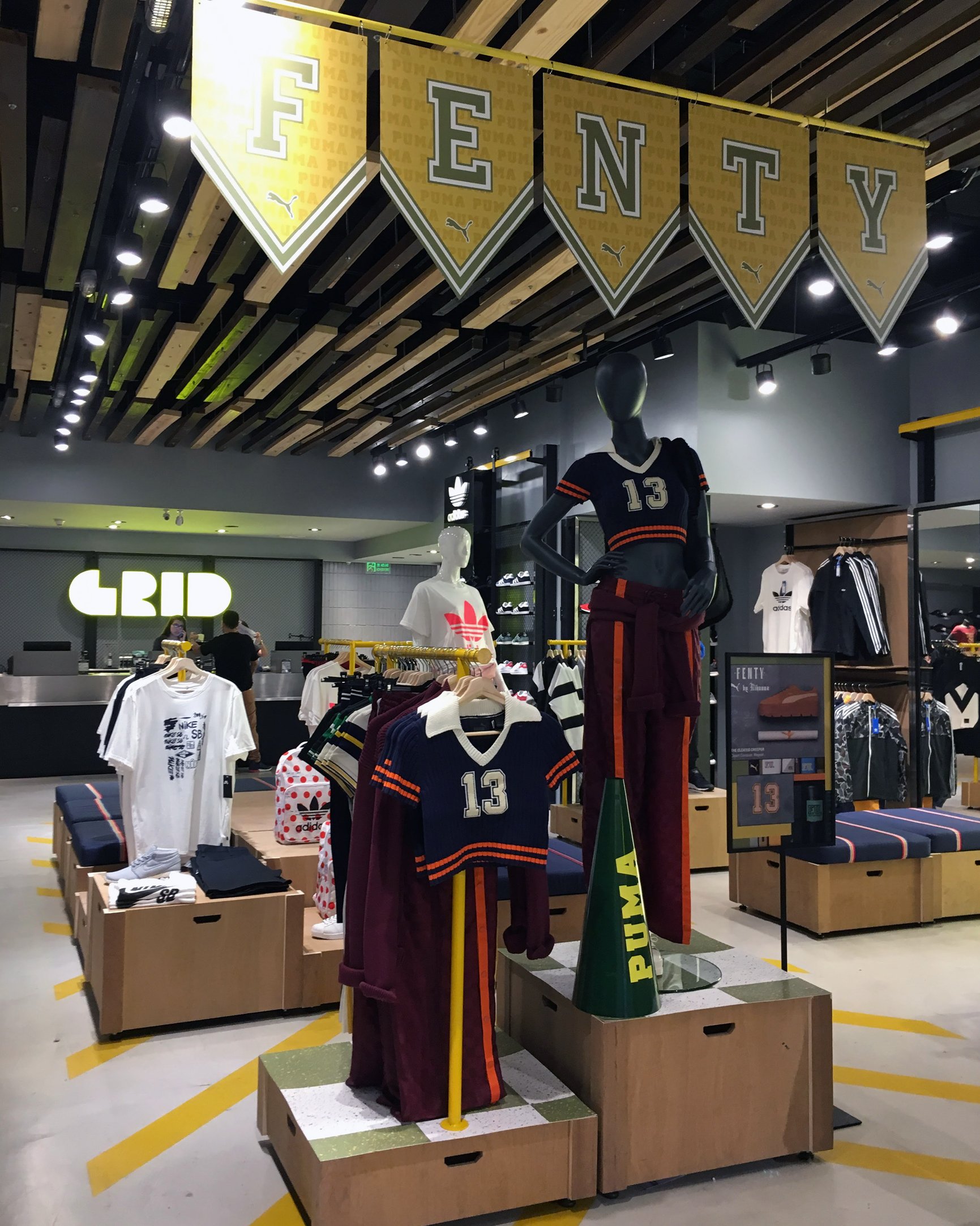 Fenty University x Rihanna in store display